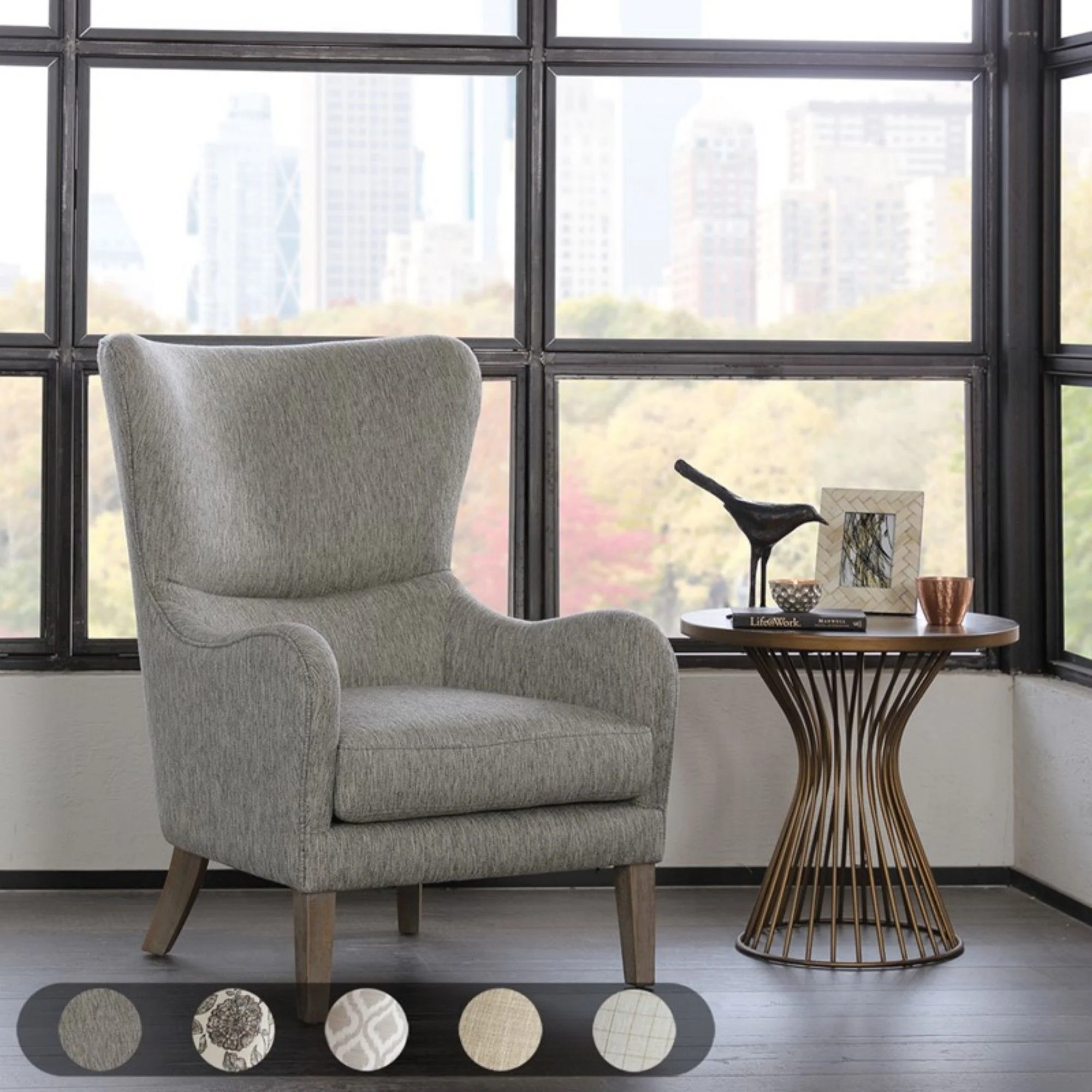Arianna - Swoop Wing Chair - Image 15