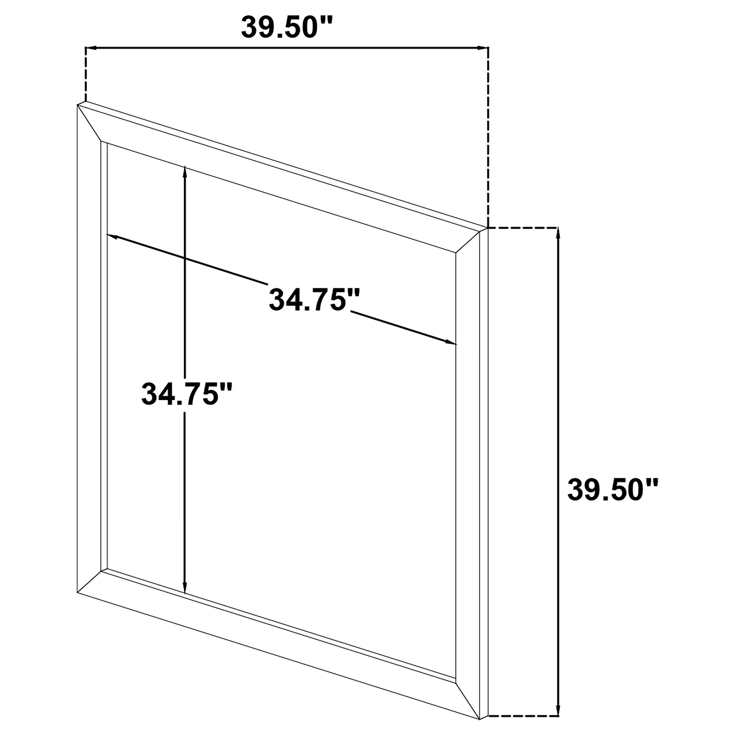Arielle Dresser Mirror - Light Oak - Image 2
