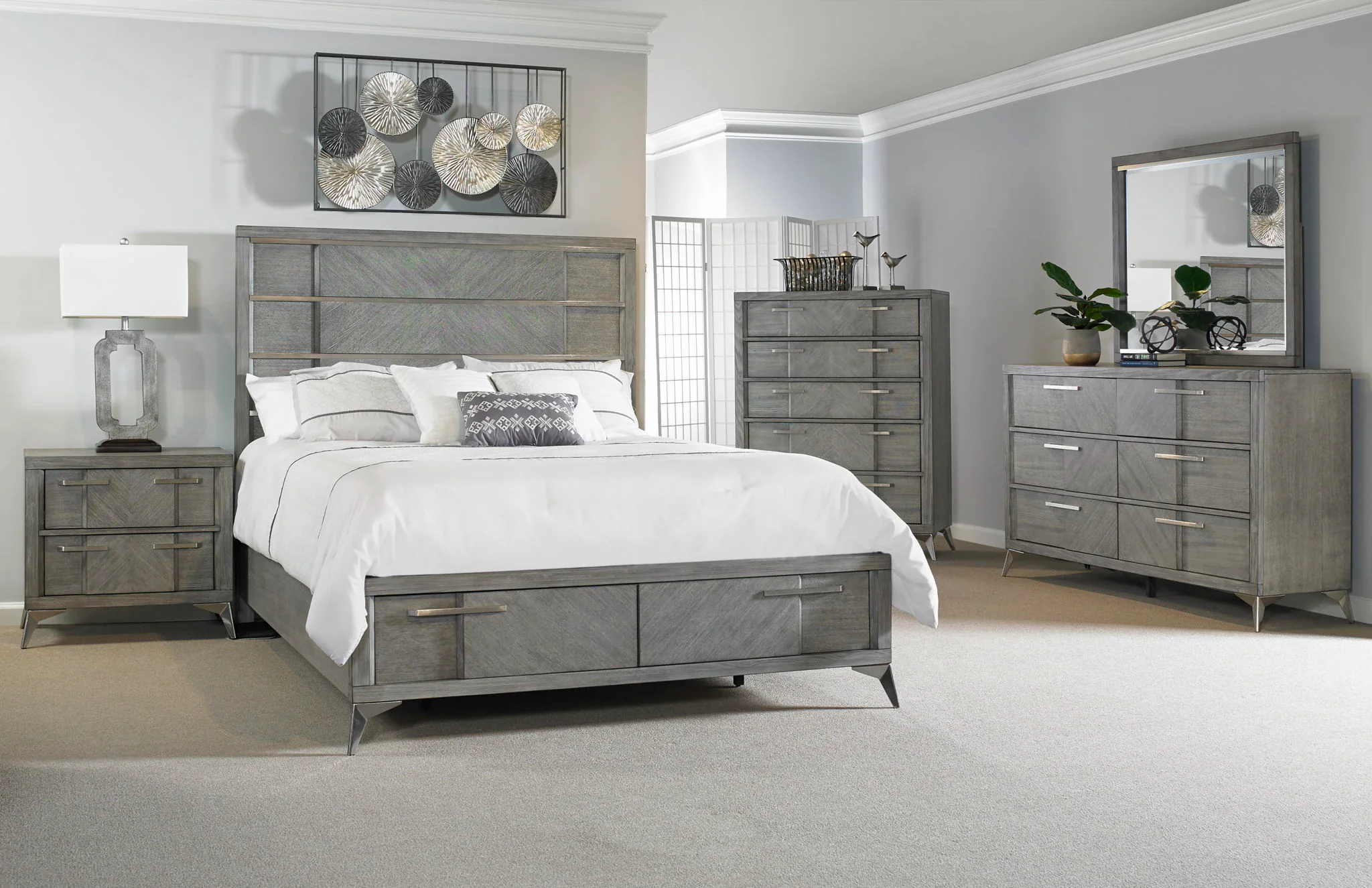 Aries - 6 Drawer Dresser - Gray - Image 3