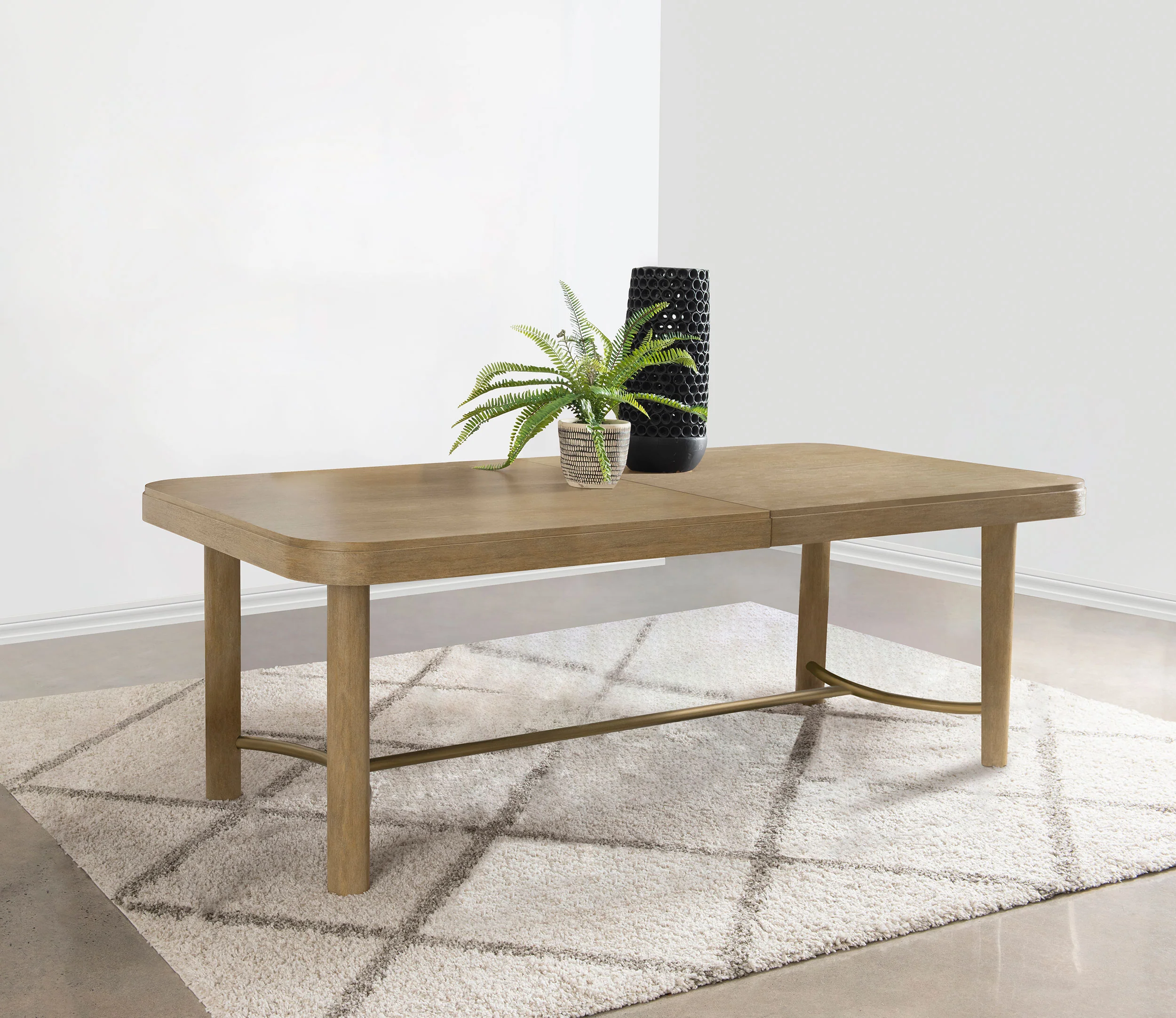Arini 104-Inch Extension Dining Table, Sand Wash - Image 3