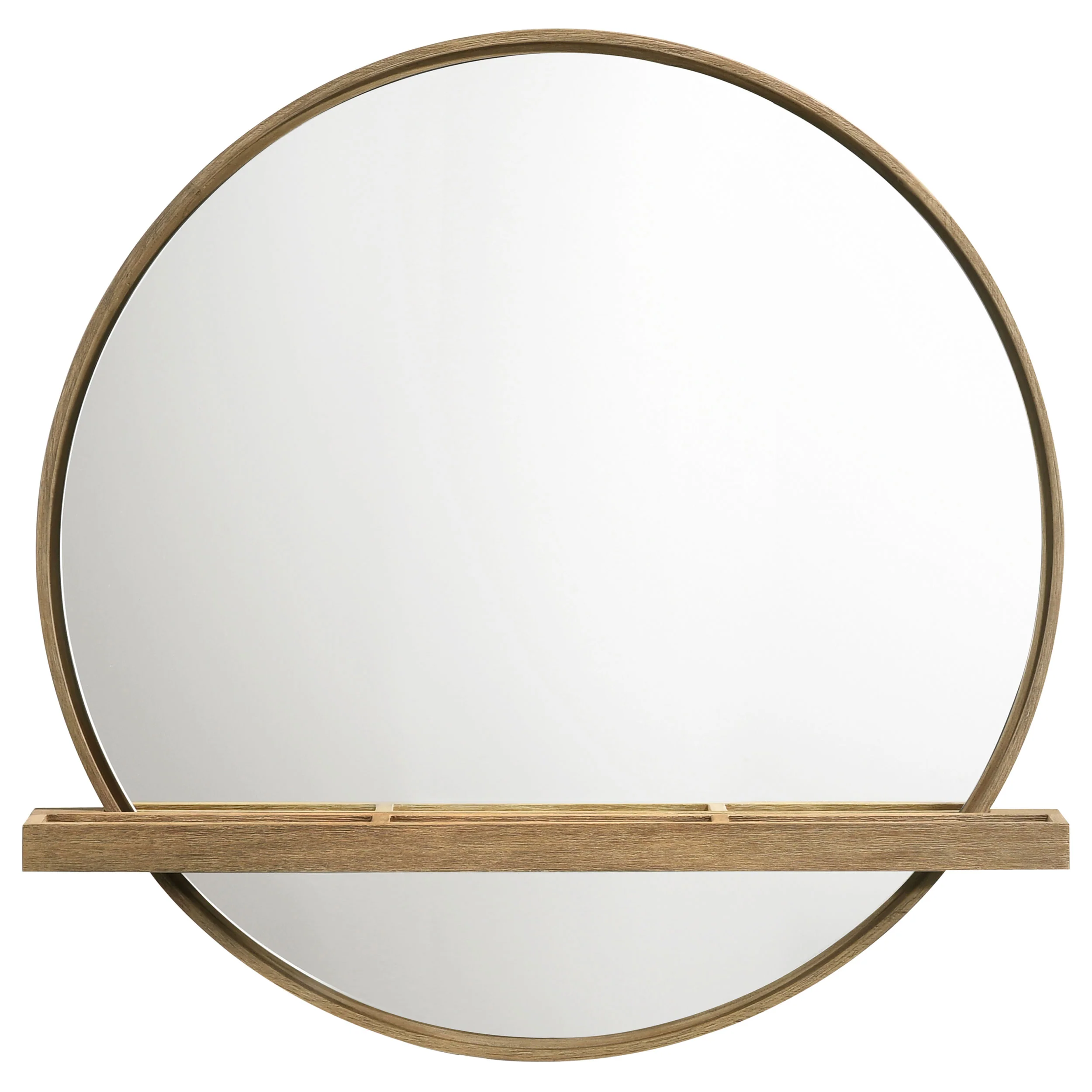 Arini 2-Piece Makeup Vanity Table and Mirror Set, Sand Wash - Image 10
