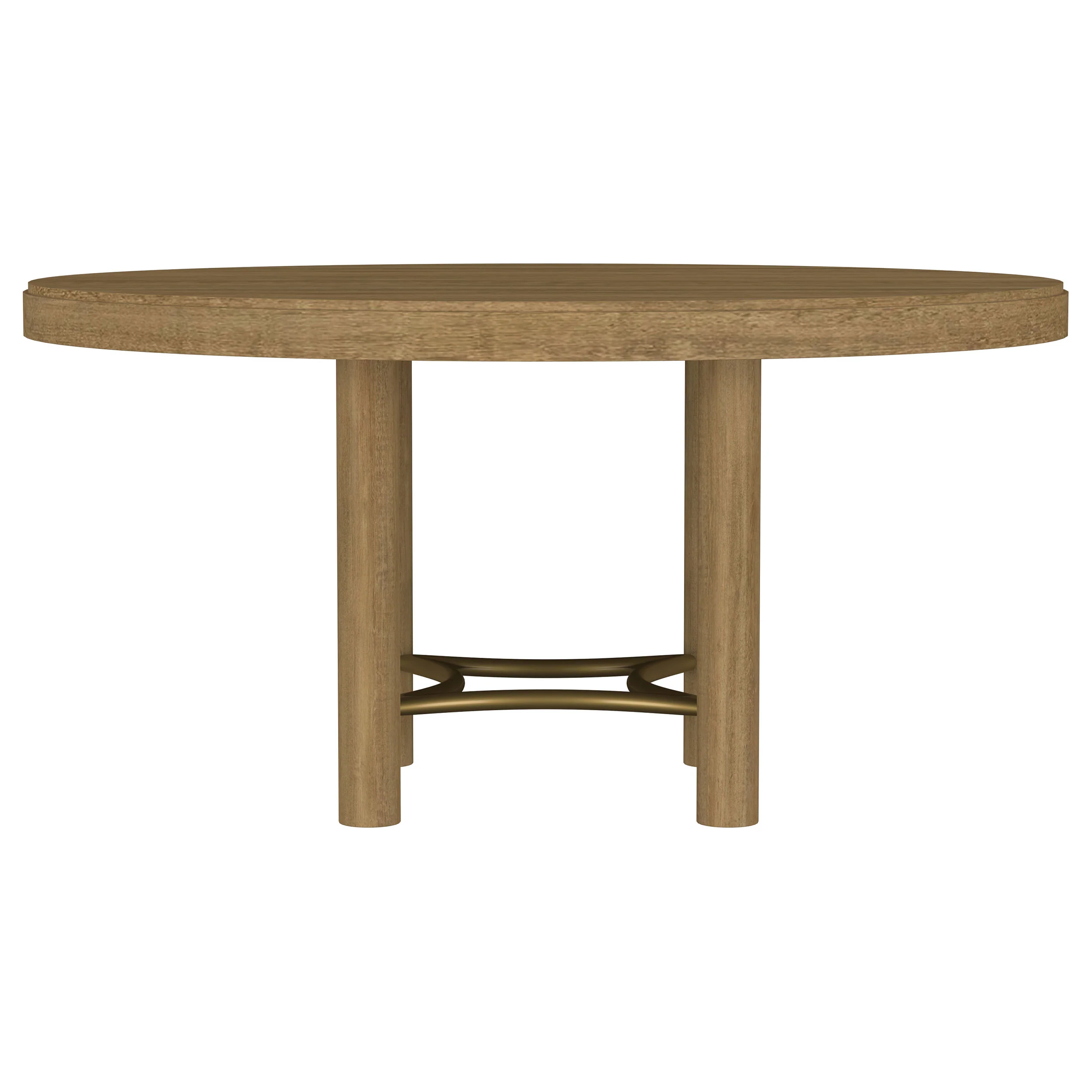 Arini 5-Piece Round Dining Table Set Sand Wash and Black - Image 2