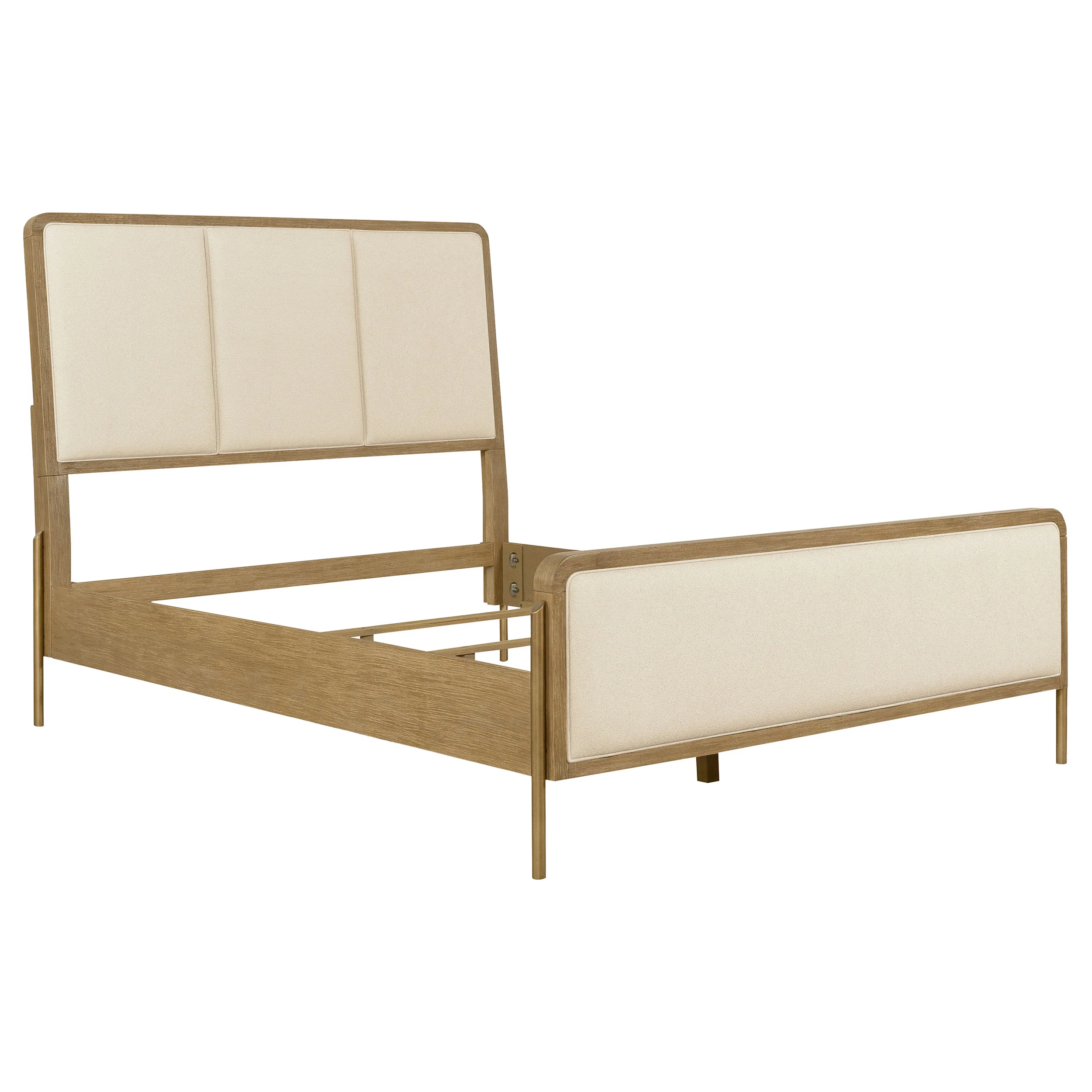 Arini 56-Inch Eastern King Panel Bed - Cream and Sand Wash