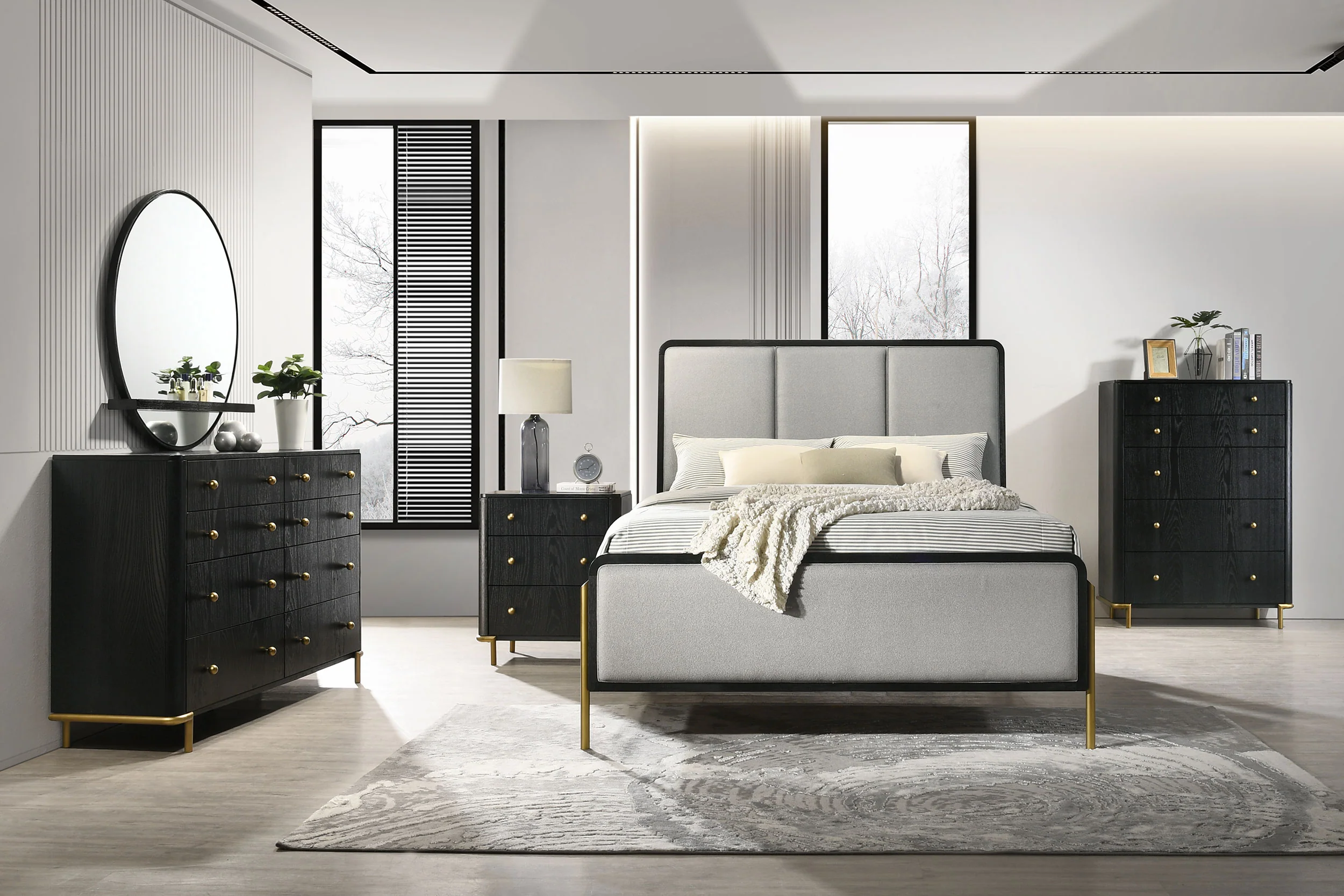 Arini Dresser Mirror Black - Image 8
