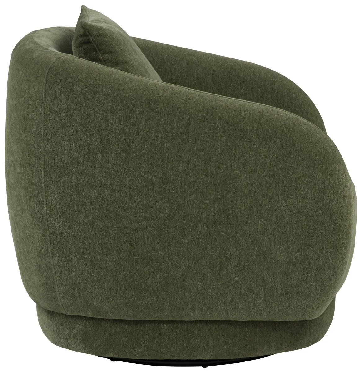 Arnaud Chenille Upholstered Swivel Accent Chair Green - Image 6