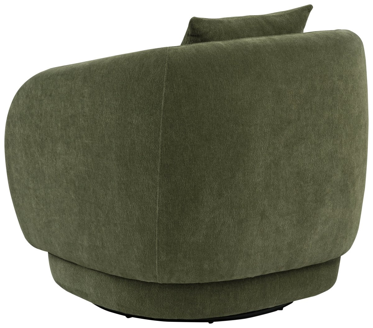 Arnaud Green Chenille Upholstered Swivel Accent Chair - Image 6
