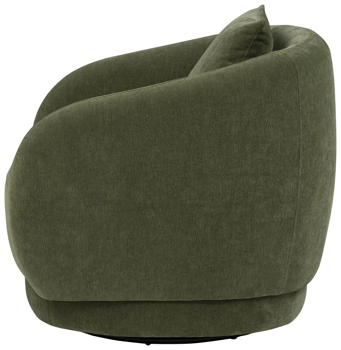 Arnaud Green Chenille Upholstered Swivel Accent Chair - Image 4