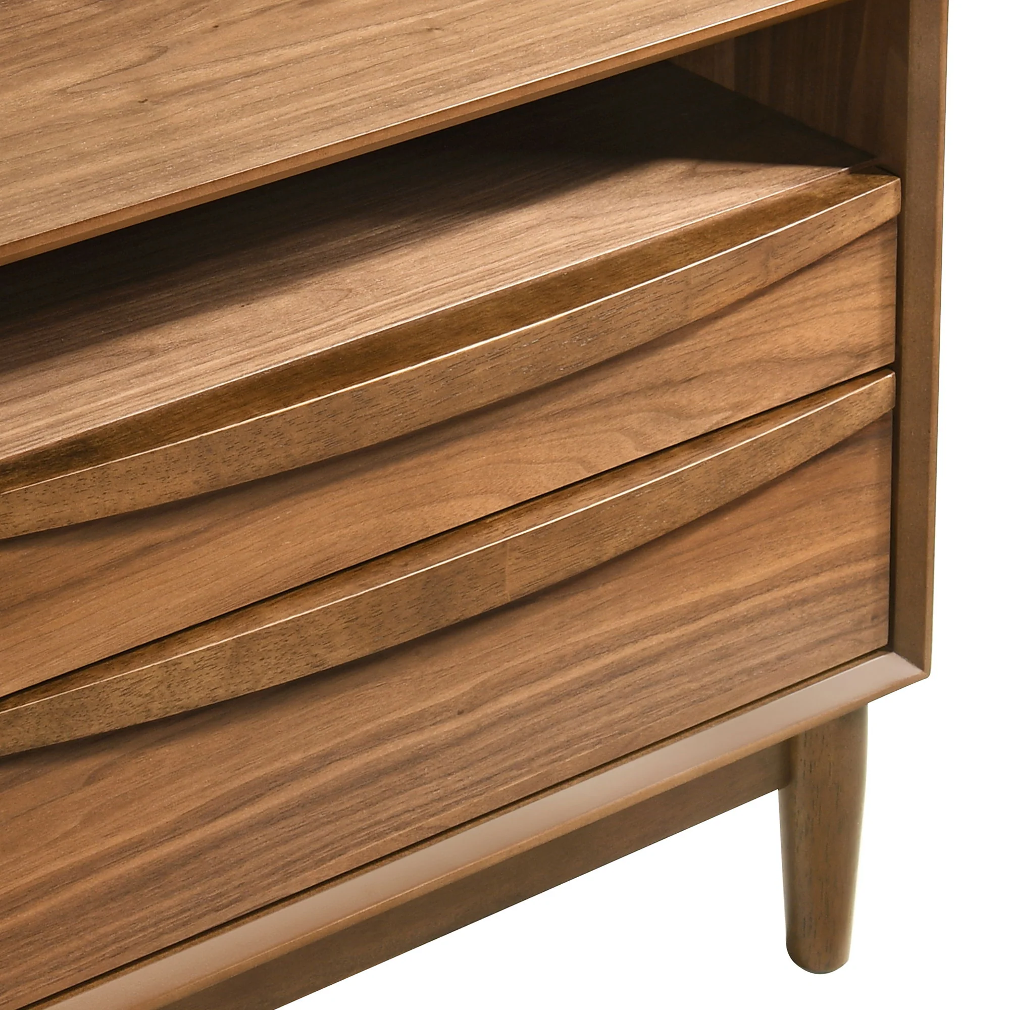 Artemio - 2 Drawer Wooden Nightstand With Shelf - Image 16