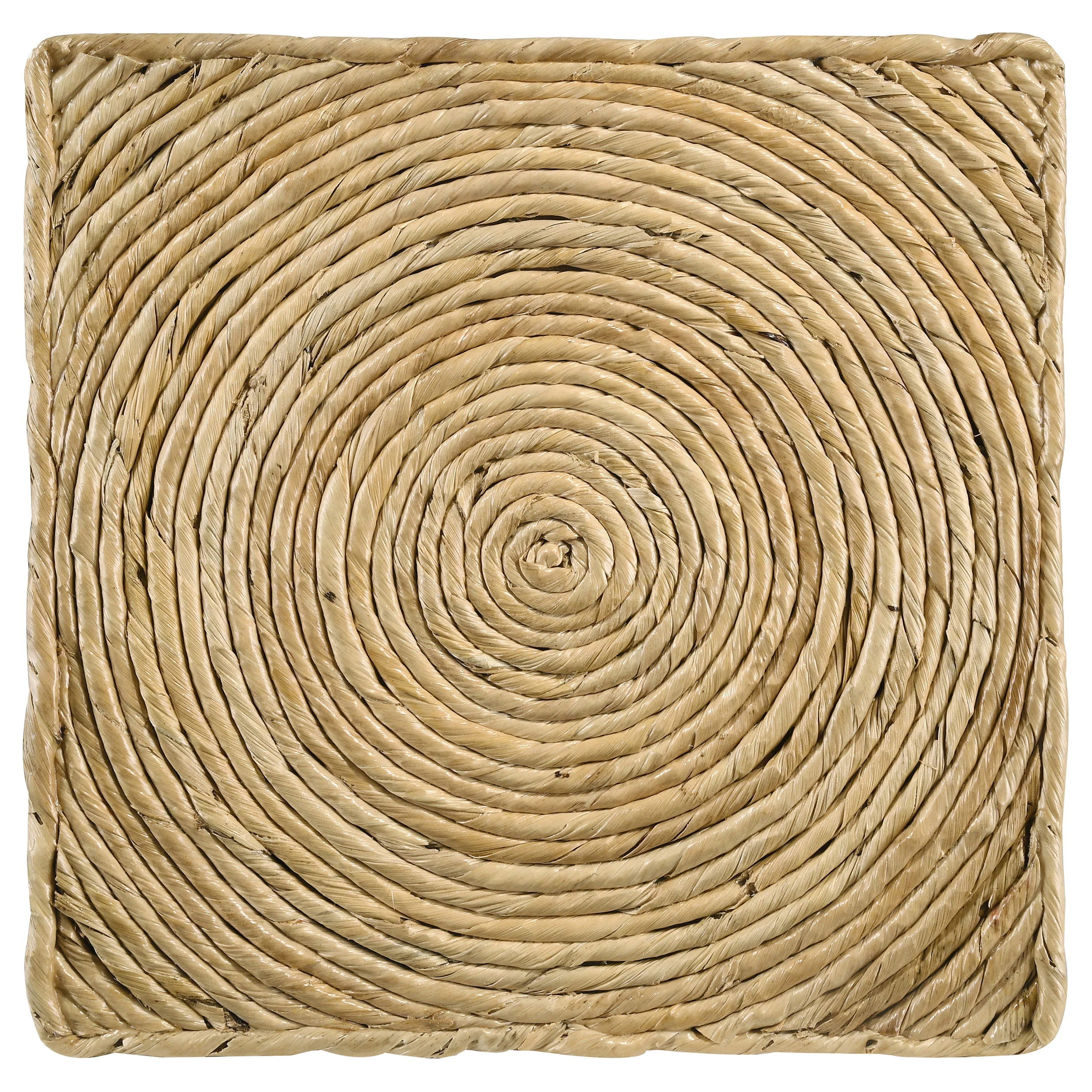Artina Woven Rattan Round Side Table, Natural Brown - Image 5