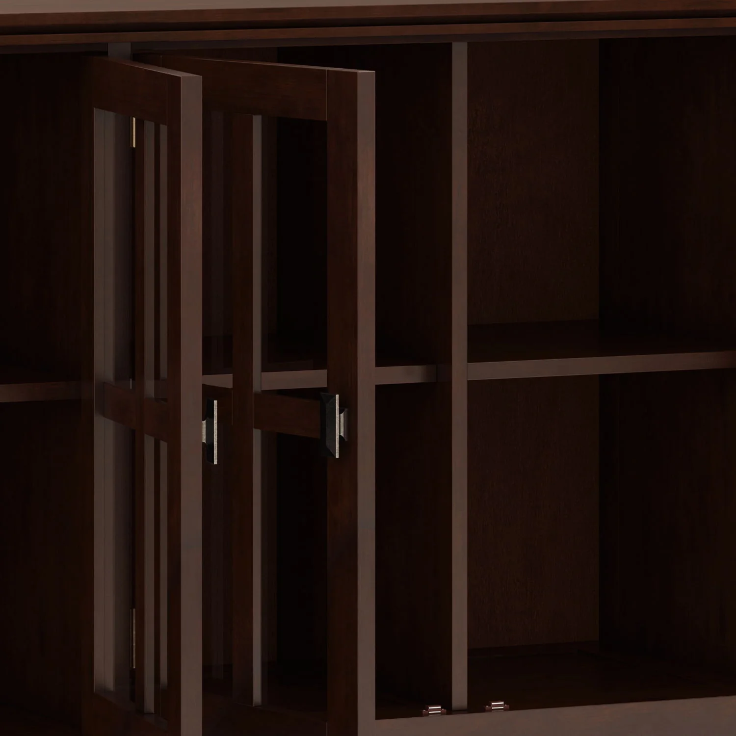 Artisan - Handcrafted Wide 4 Door Storage Cabinet - Image 10
