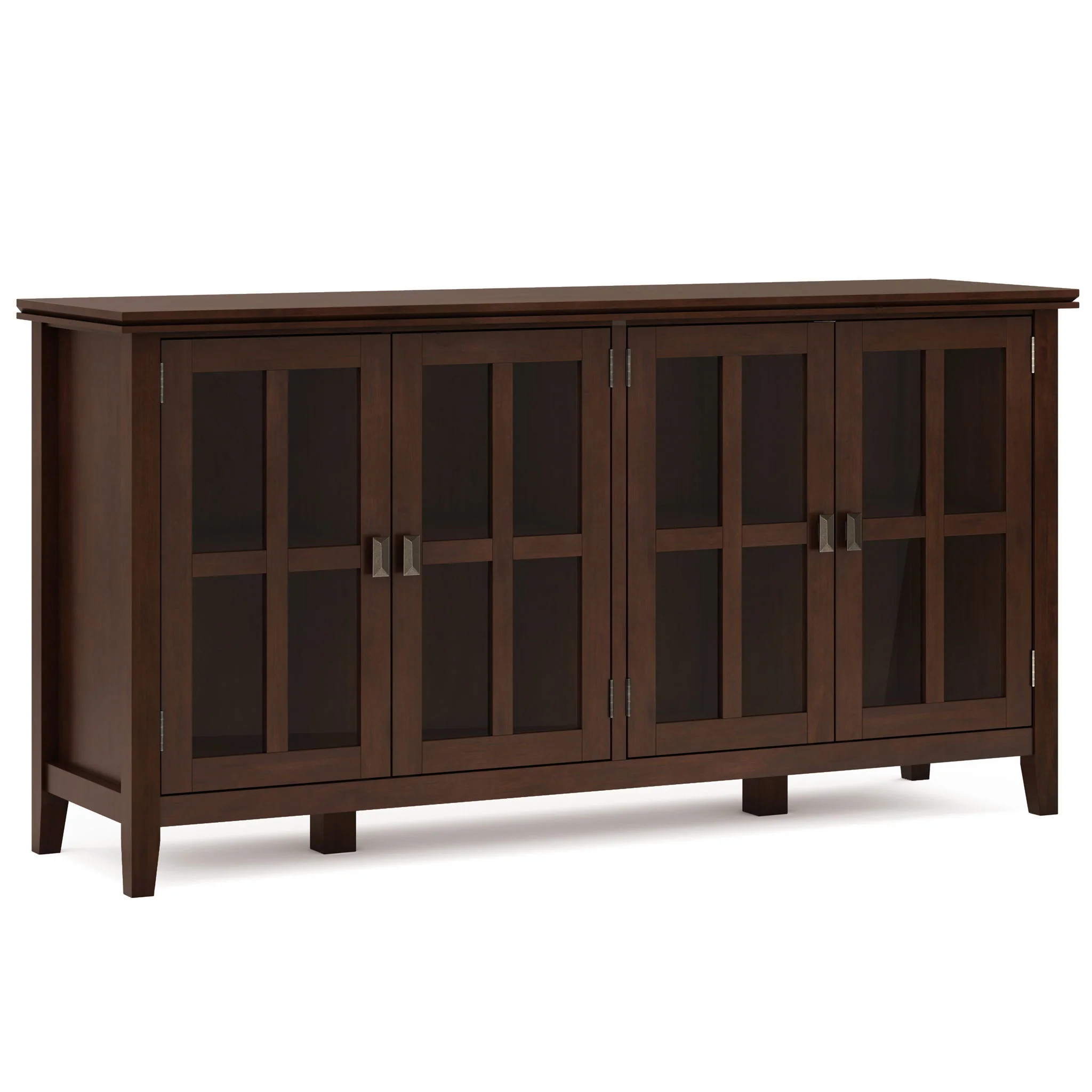 Artisan - Handcrafted Wide 4 Door Storage Cabinet - Image 2