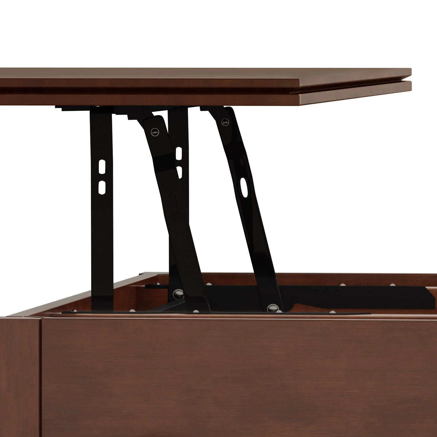 Artisan - Lift Top Coffee Table - Russet Brown - Image 6