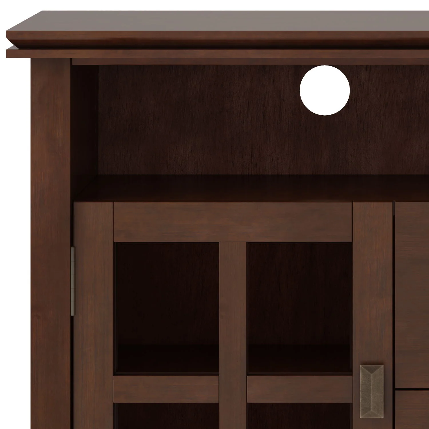 Artisan - TV Media Stand, Handcrafted - Russet Brown - Image 4