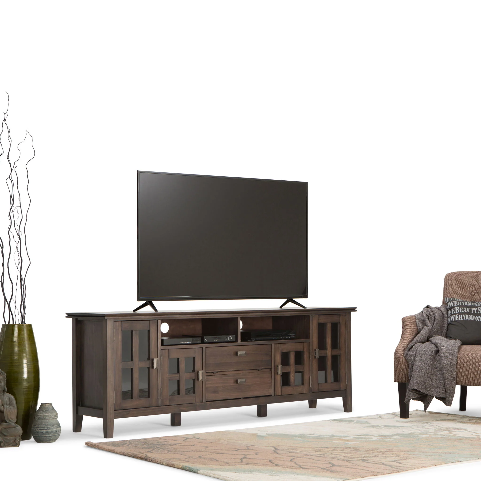 Artisan - TV Media Stand - Natural Aged Brown - Image 8