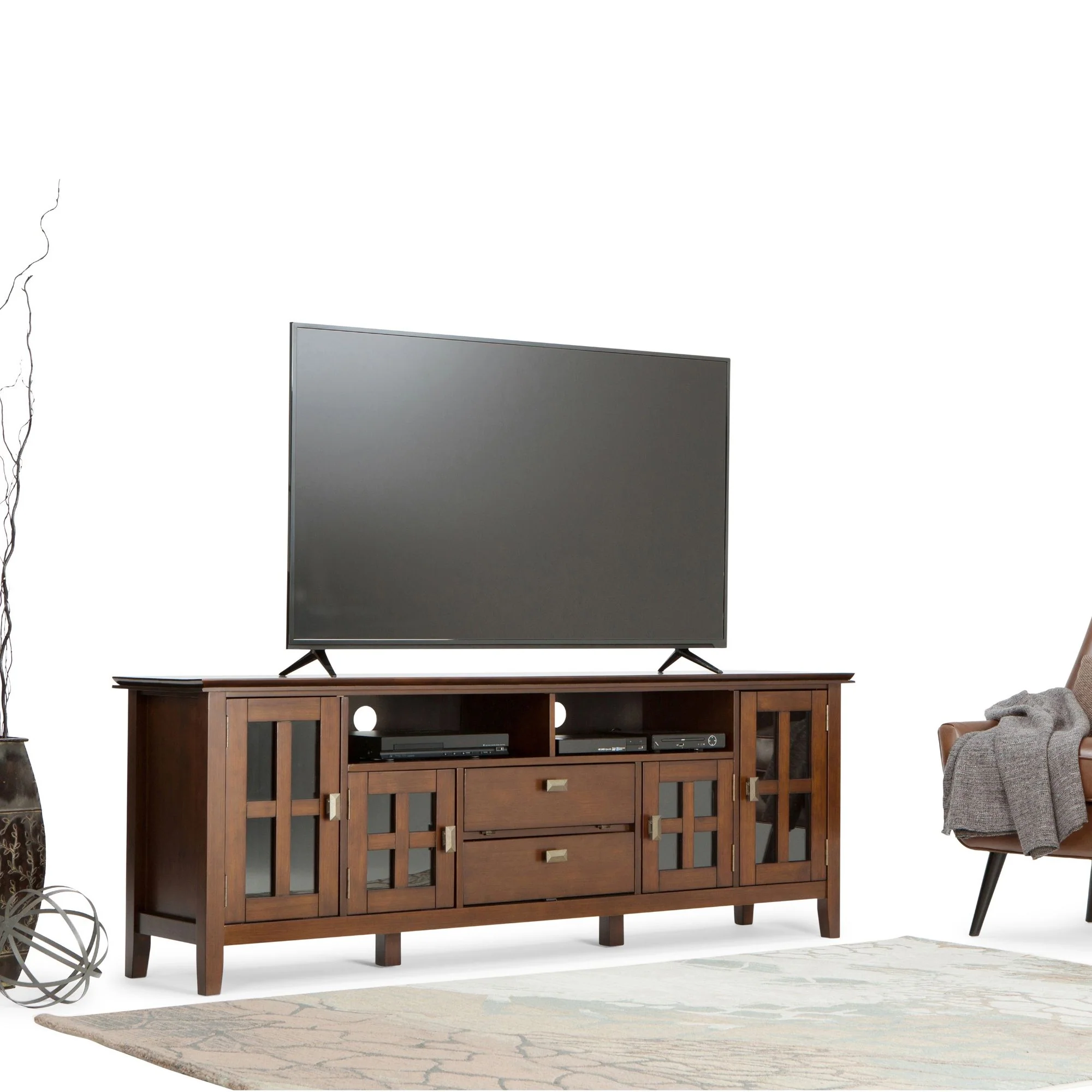 Artisan - TV Media Stand - Russet Brown - Image 4