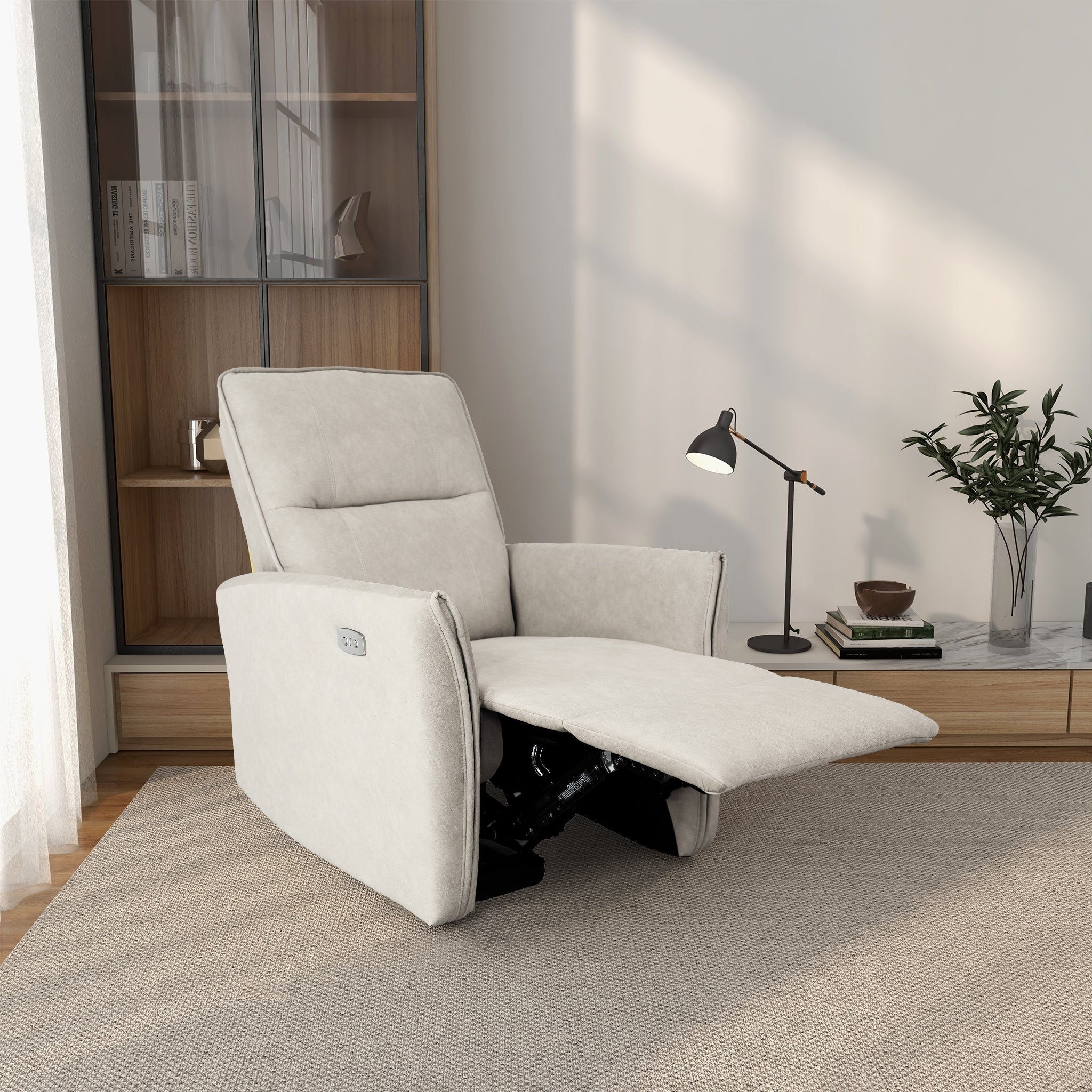Asheville - Suede Recliner Chair - Image 7