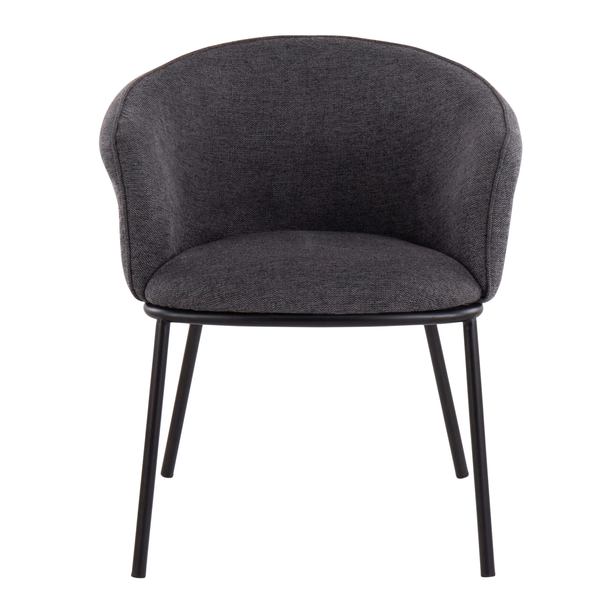 Ashland - Contemporary Chair - Black / Charcoal - Image 3