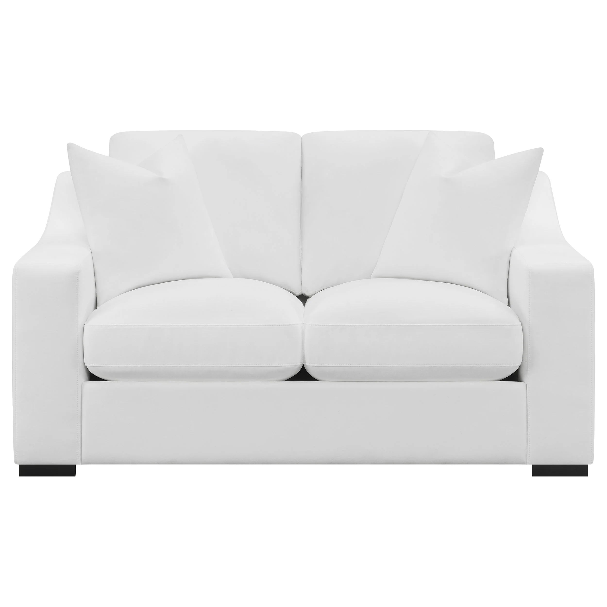 Ashlyn 2-Piece Upholstered Sofa Set - White - Image 6