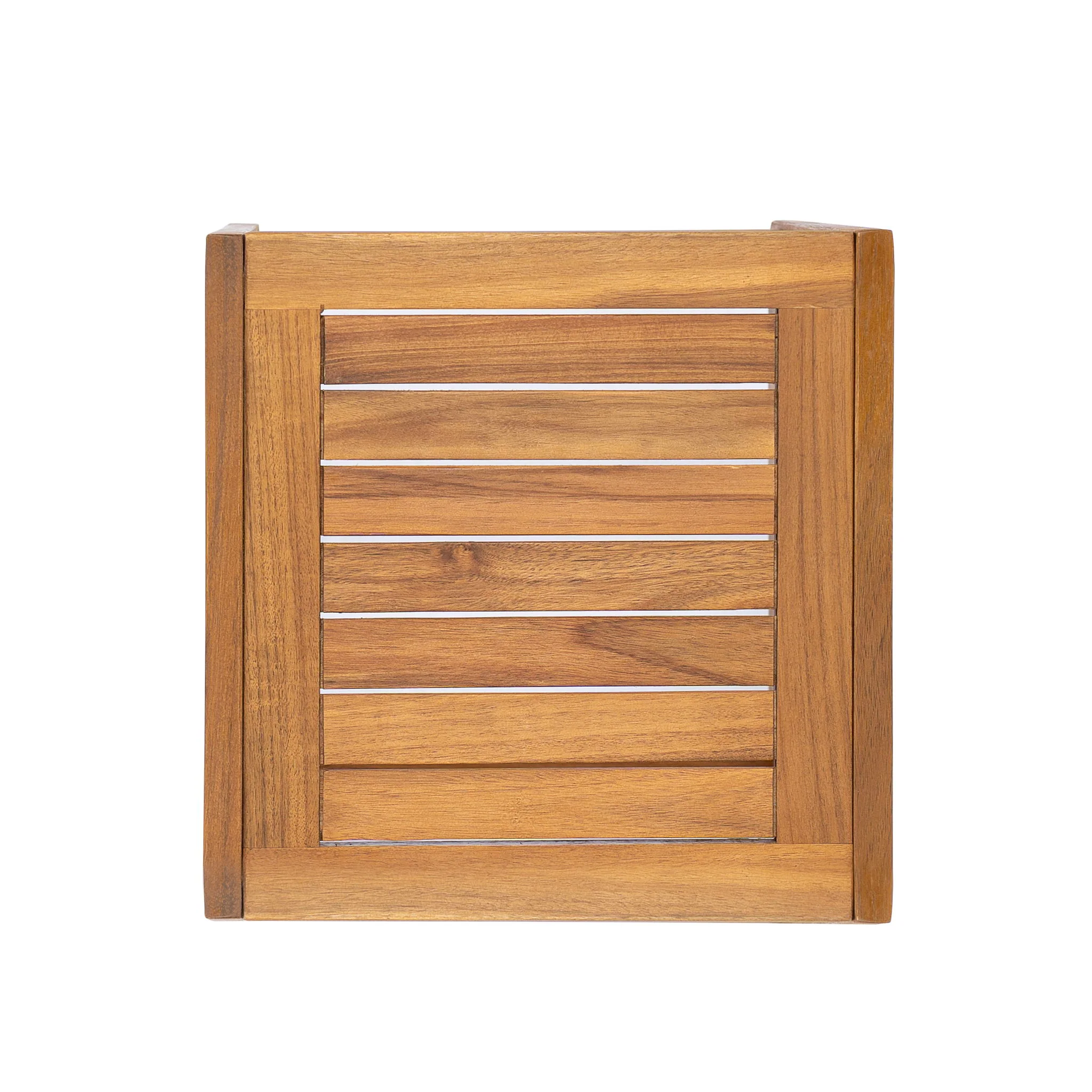Ashwell - Acacia Wood Side Table - Teak - Image 6