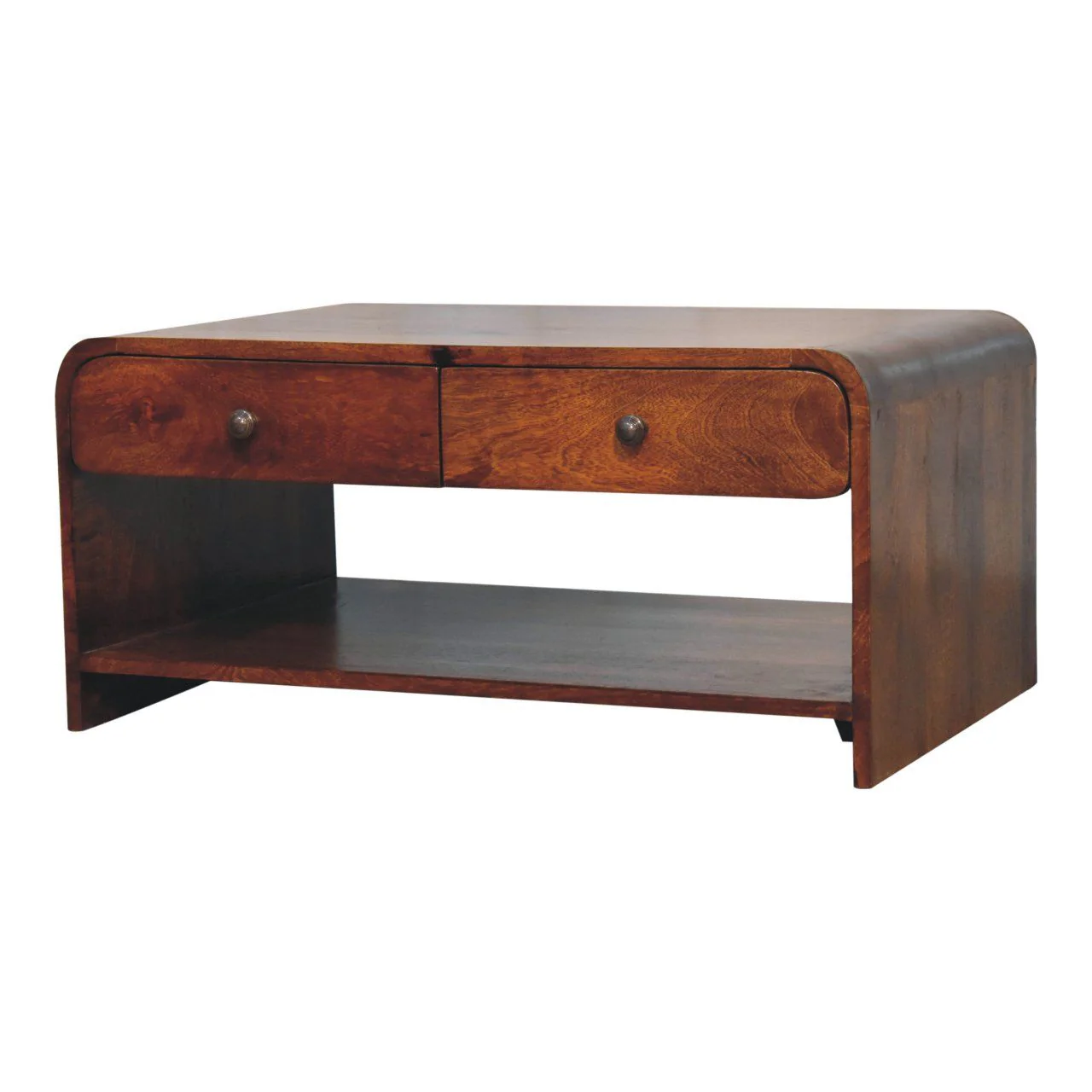 Aspen - Slim Coffee Table - Dark Brown - Image 9