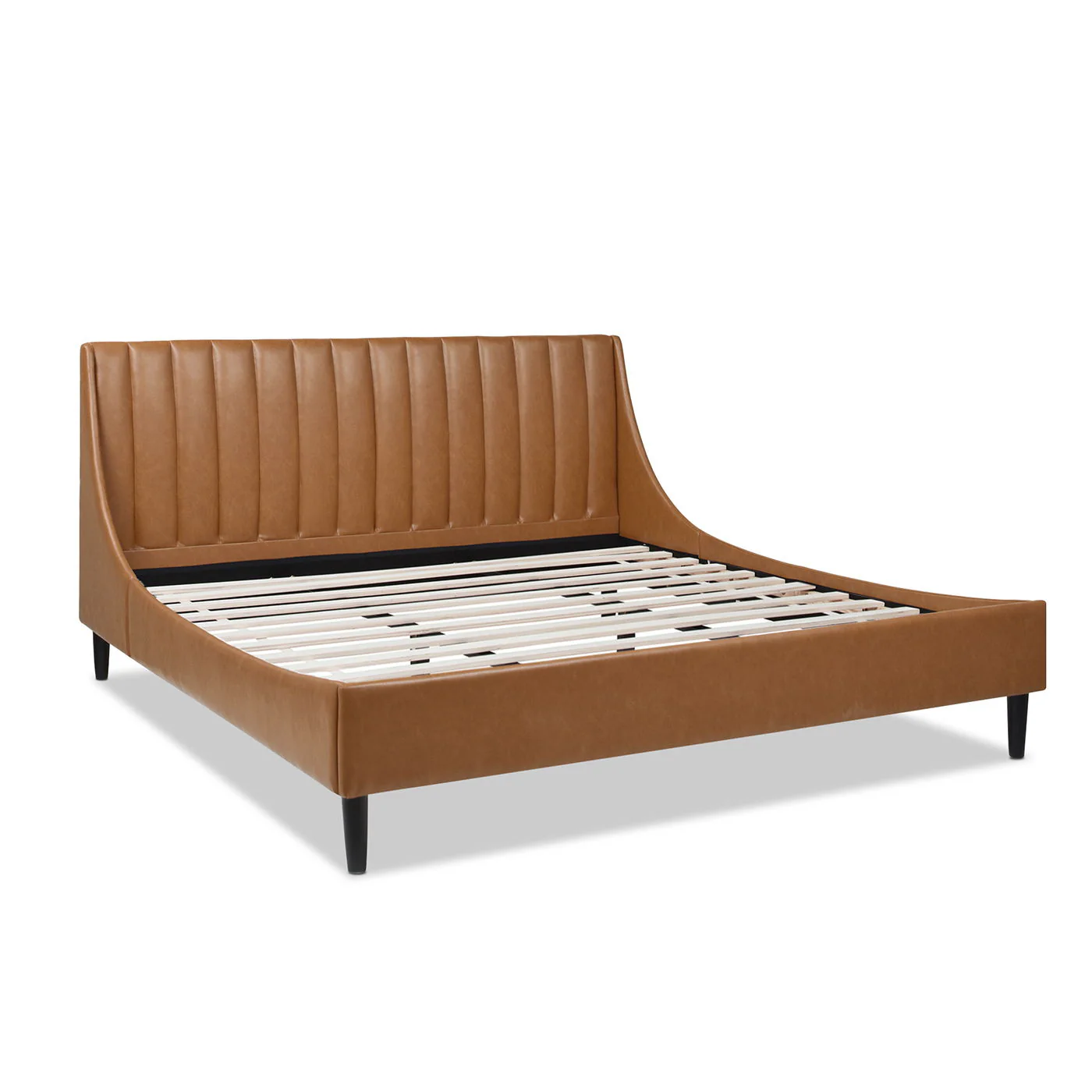 Aspen - Vertical Tufted Modern Headboard Platform Bed Set - Image 21