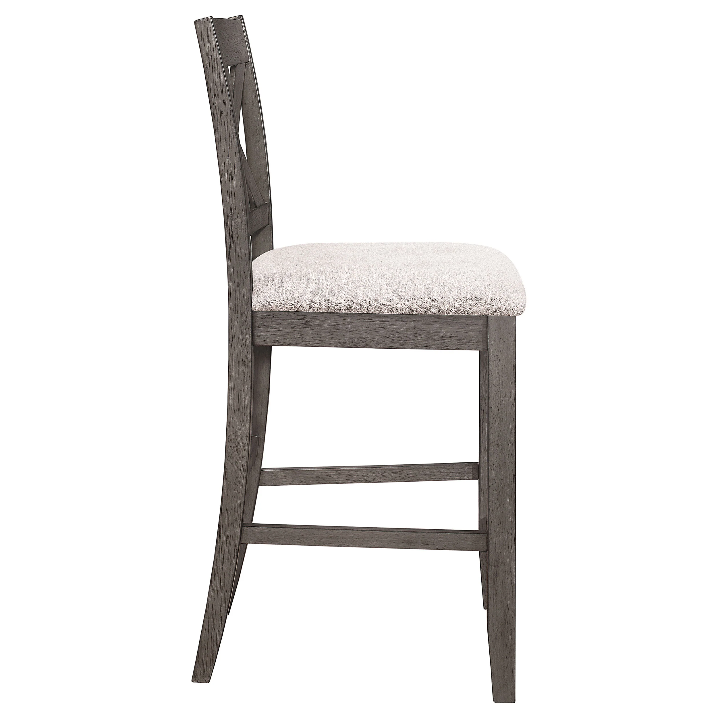 Athens Wood Counter Chair with Cushion - Barn Grey (Set of 2) - Image 10