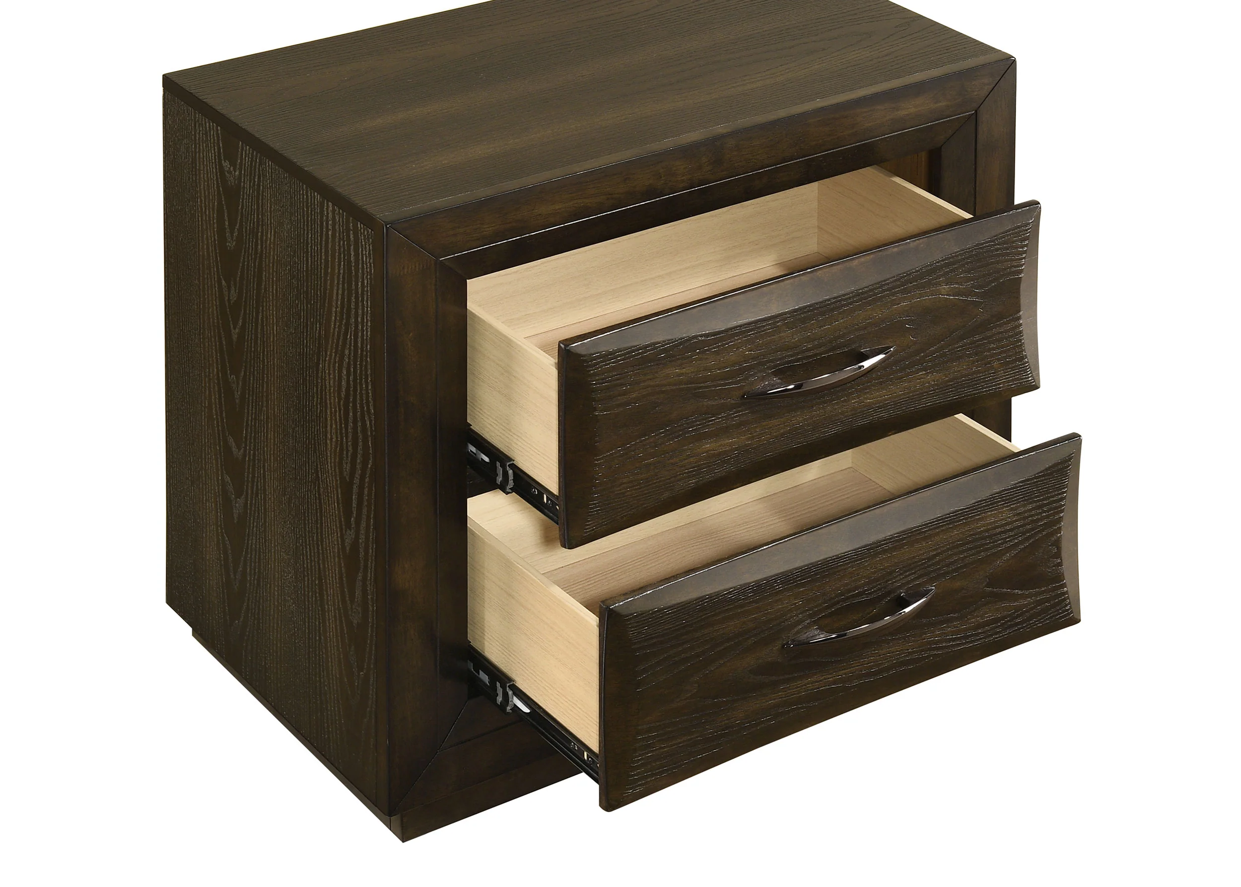 Atlas 2-Drawer Nightstand in Dark Oak - Image 14