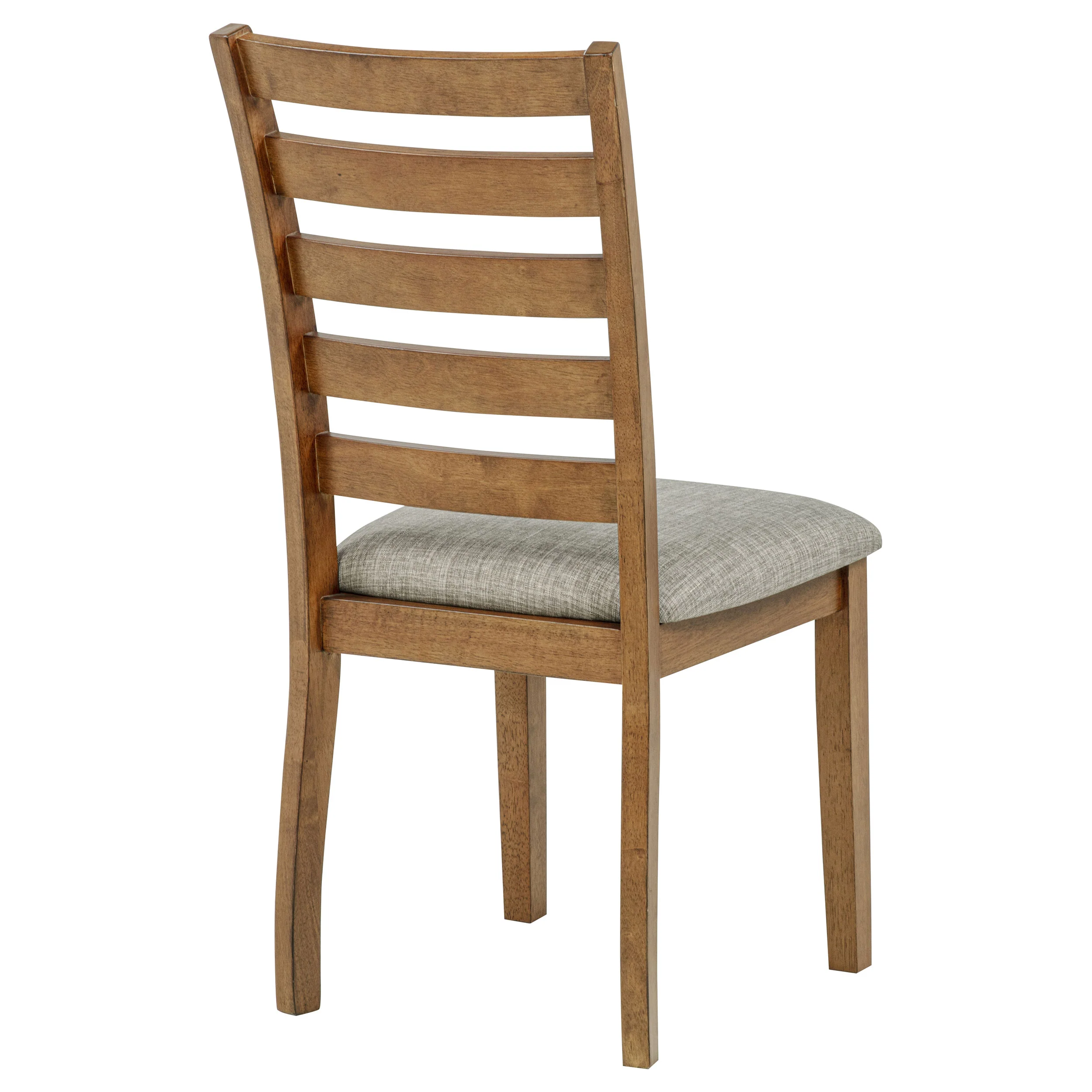 Atwood Wood Dining Side Chair - Warm Brown Upholstered - Image 7
