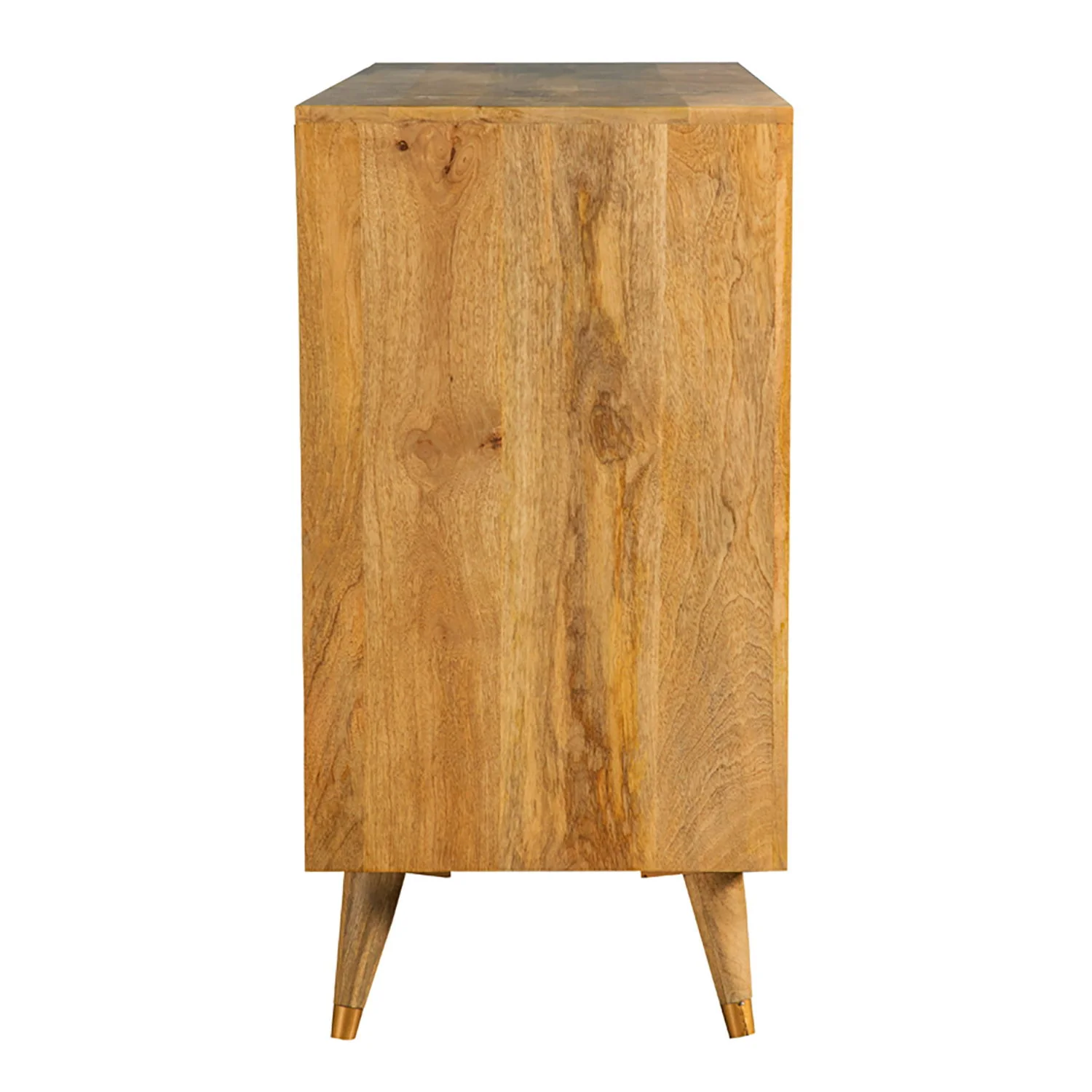 Austin - 3 Door Accent Cabinet With Tapered Legs - Natural - Image 2