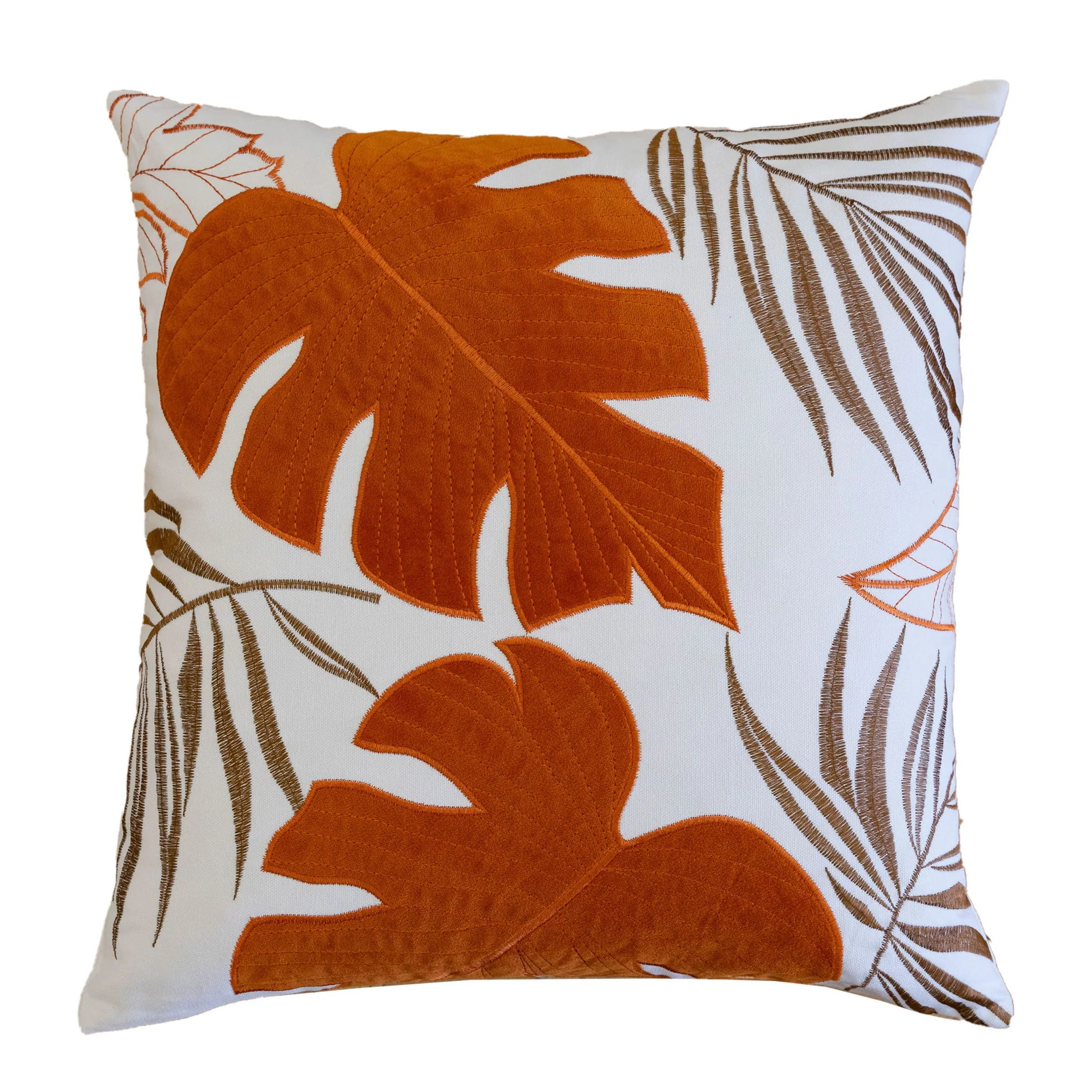 Autumn Vibes Leaf Accent Pillow - Image 2
