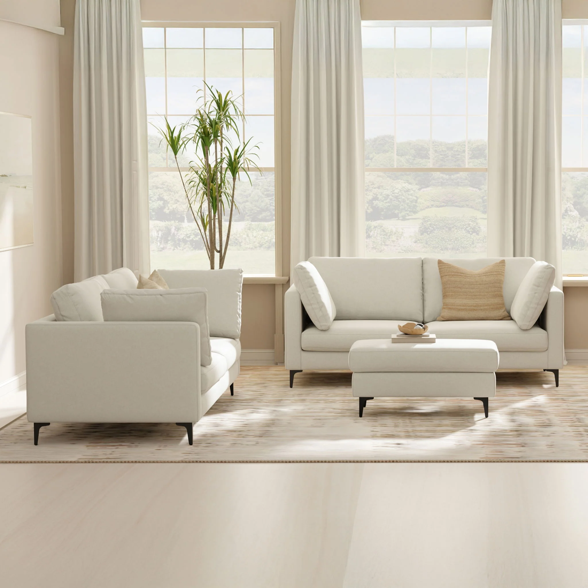 Ava - Mid Century Sofa, Upholstered - Image 14