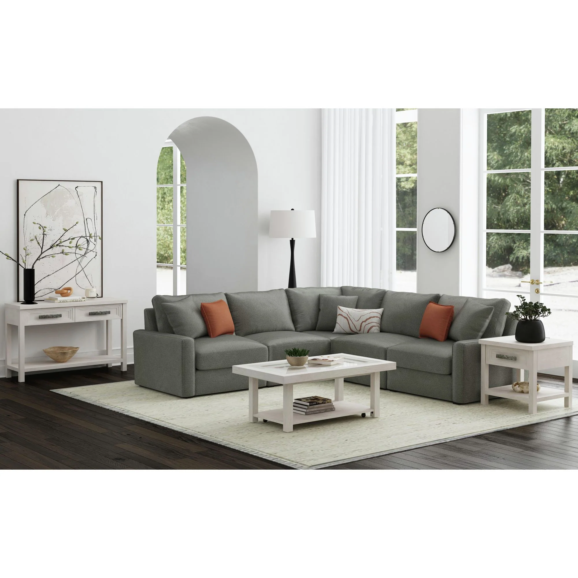 Avalanche - Sofa Table - Antique White - Image 6