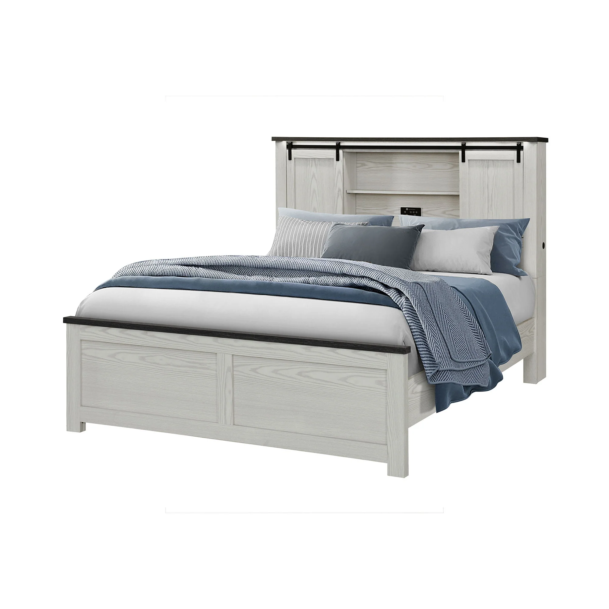 Avery - Bed With Bookcase Headboard - Image 3