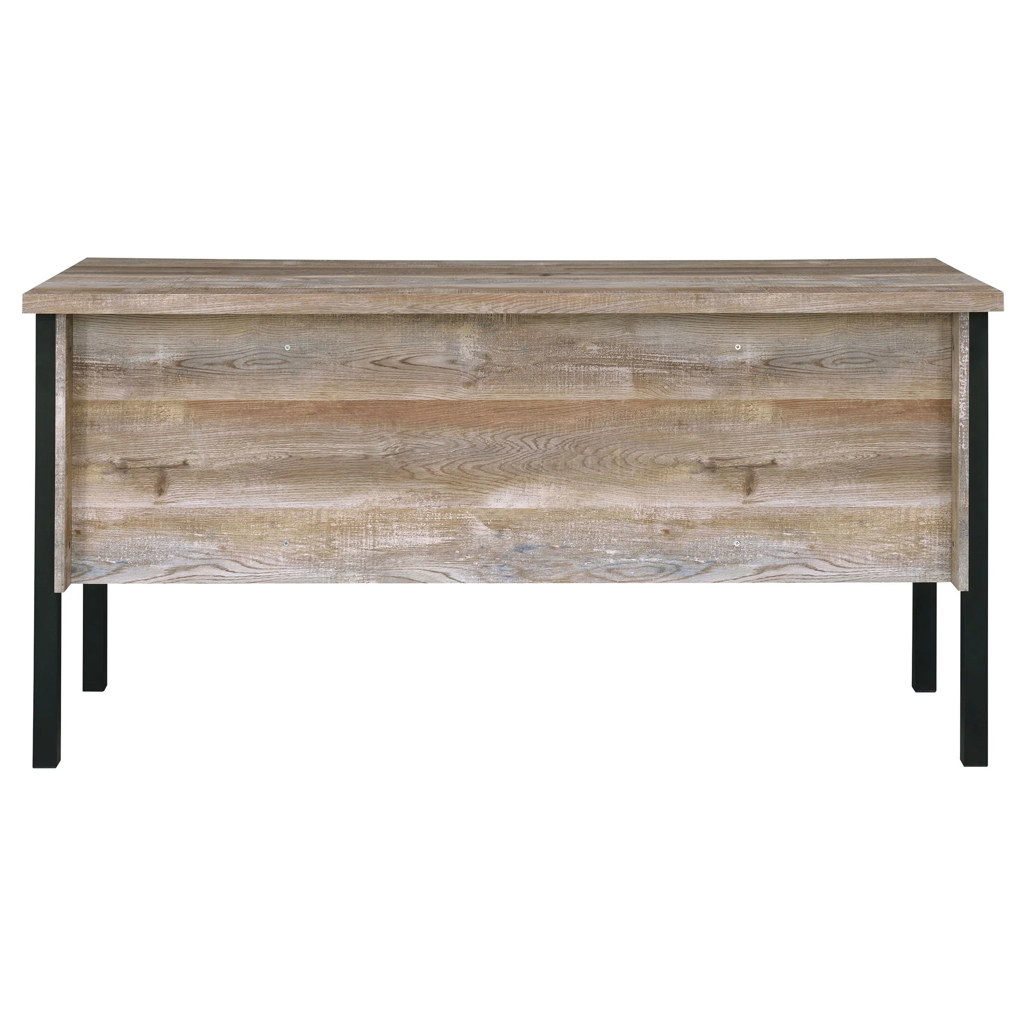 Azura - 4 Drawer Office Desk - Oak - Image 8