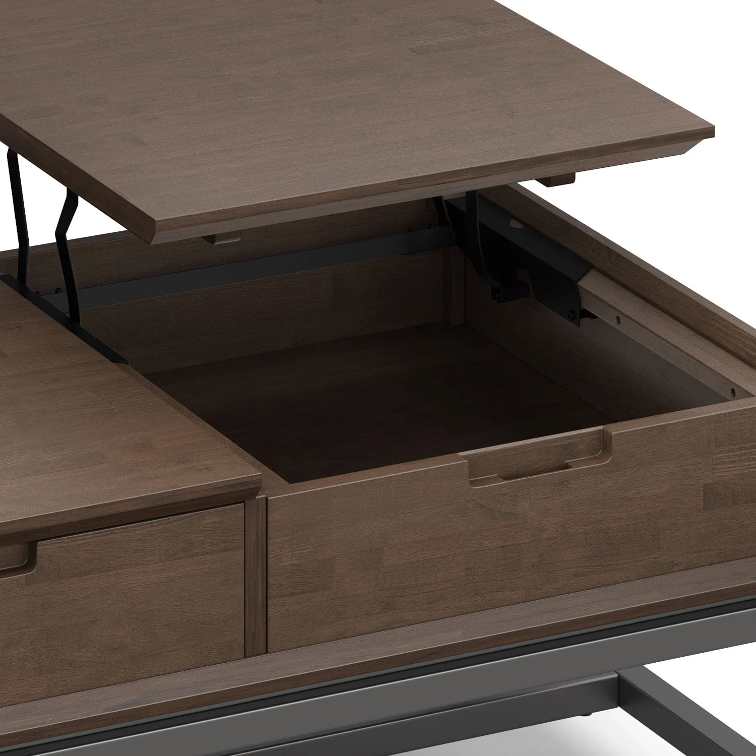 Banting - Lift Top Coffee Table - Walnut Brown - Image 5
