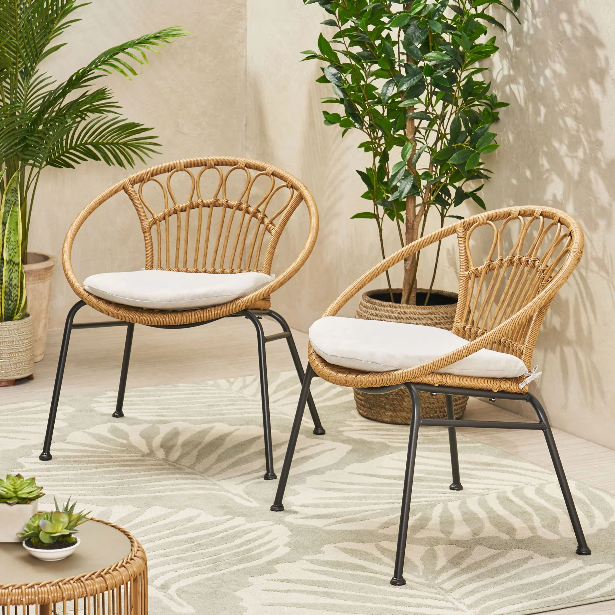 Banya - Chair (Set of 2) - Light Brown - Image 8