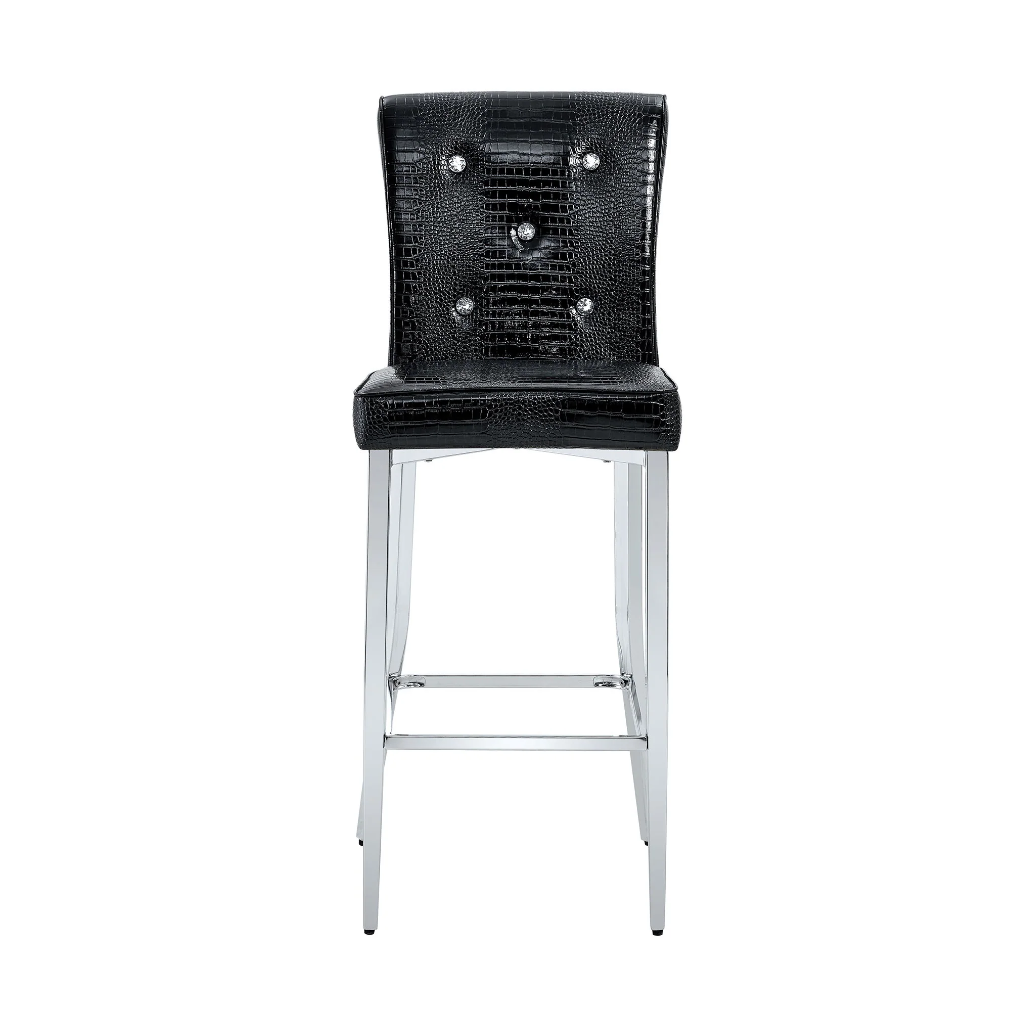 Bar Chairs & Crystal Clasp Design (Set of 2) - Image 2