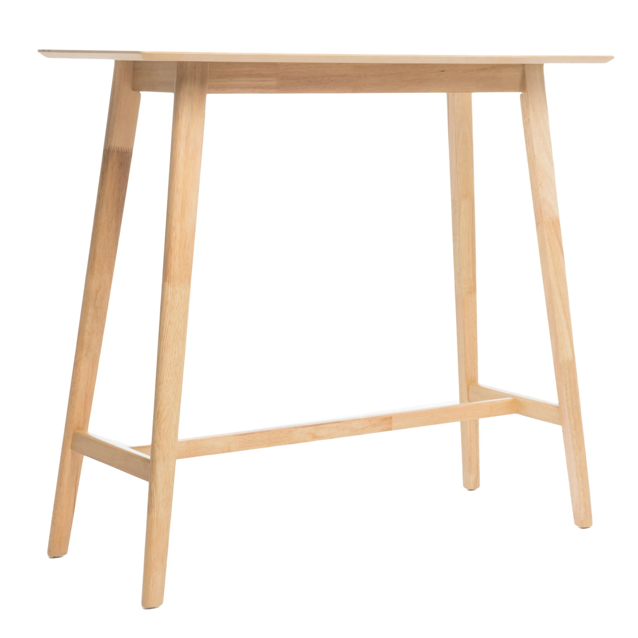 Bar Height Dining Table With Splayed Legs And Elongated Rectangular Top - Image 15