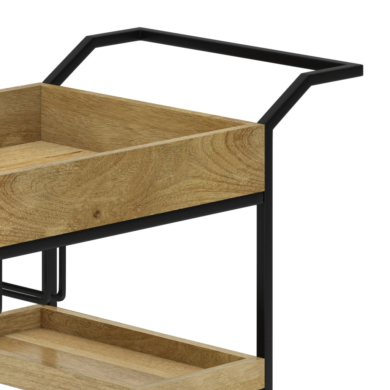 Barnes - Bar Cart - Natural - Image 3