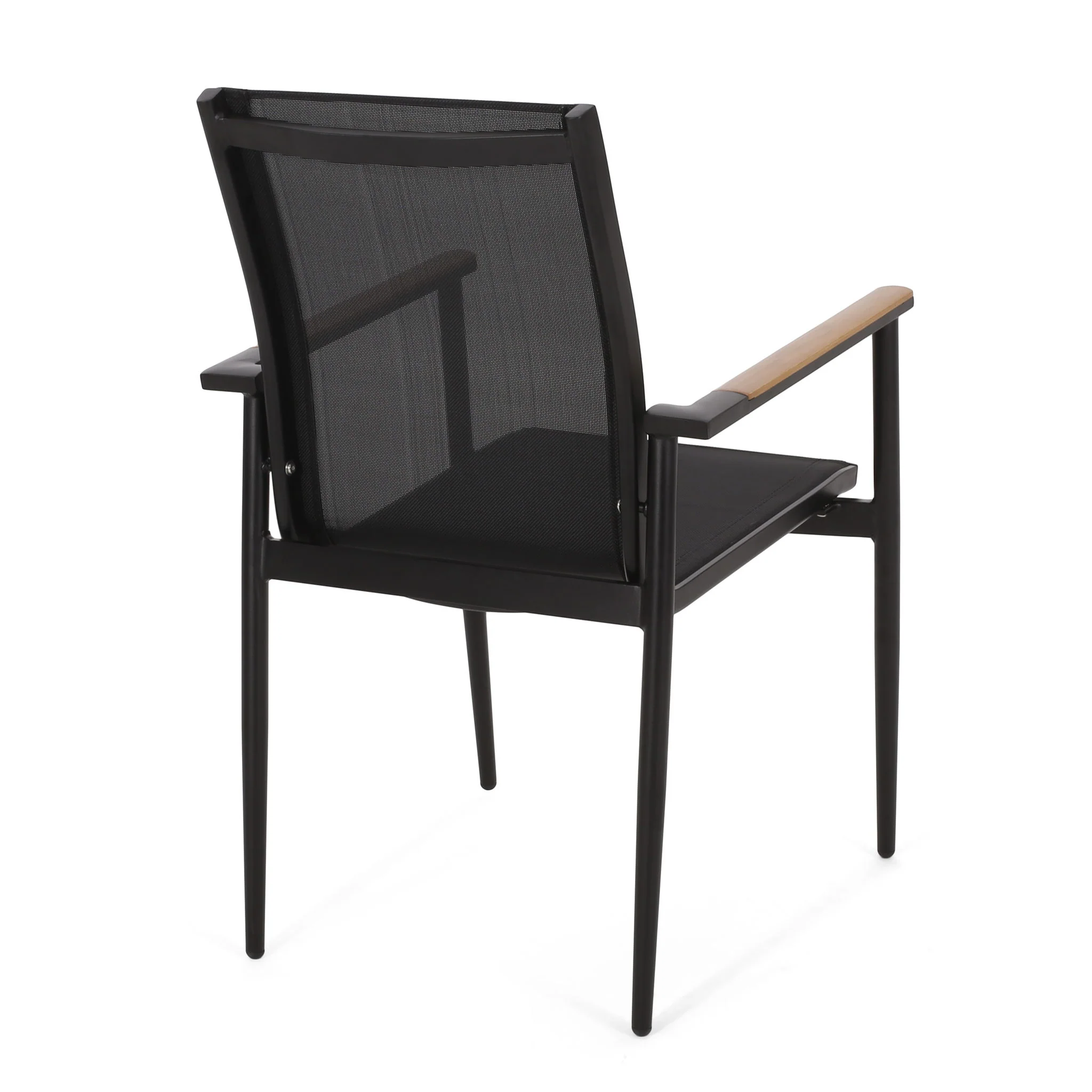 Barrister - Dining Chair (Set of 2) - Black / Natural - Image 2