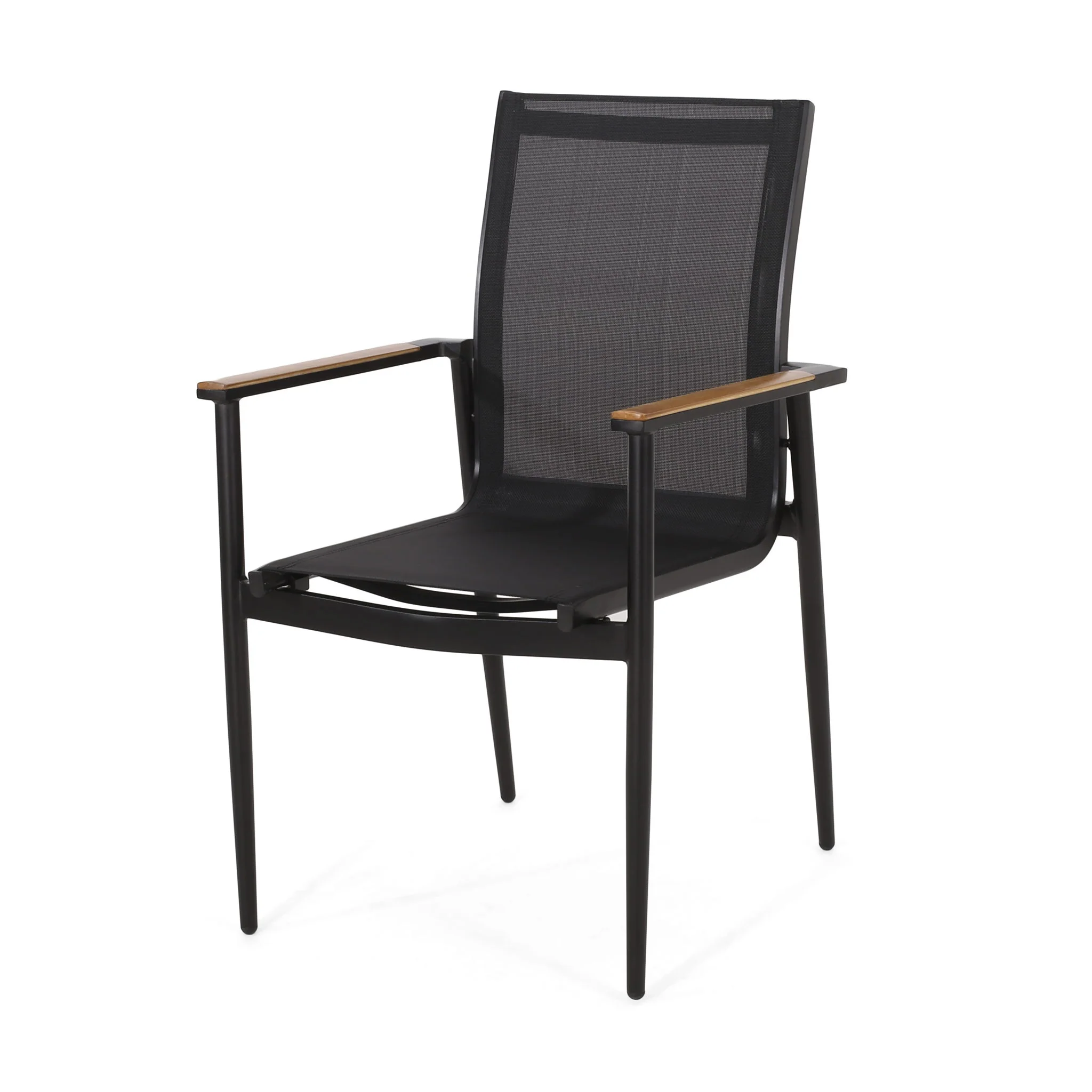 Barrister - Dining Chair (Set of 2) - Black / Natural - Image 6