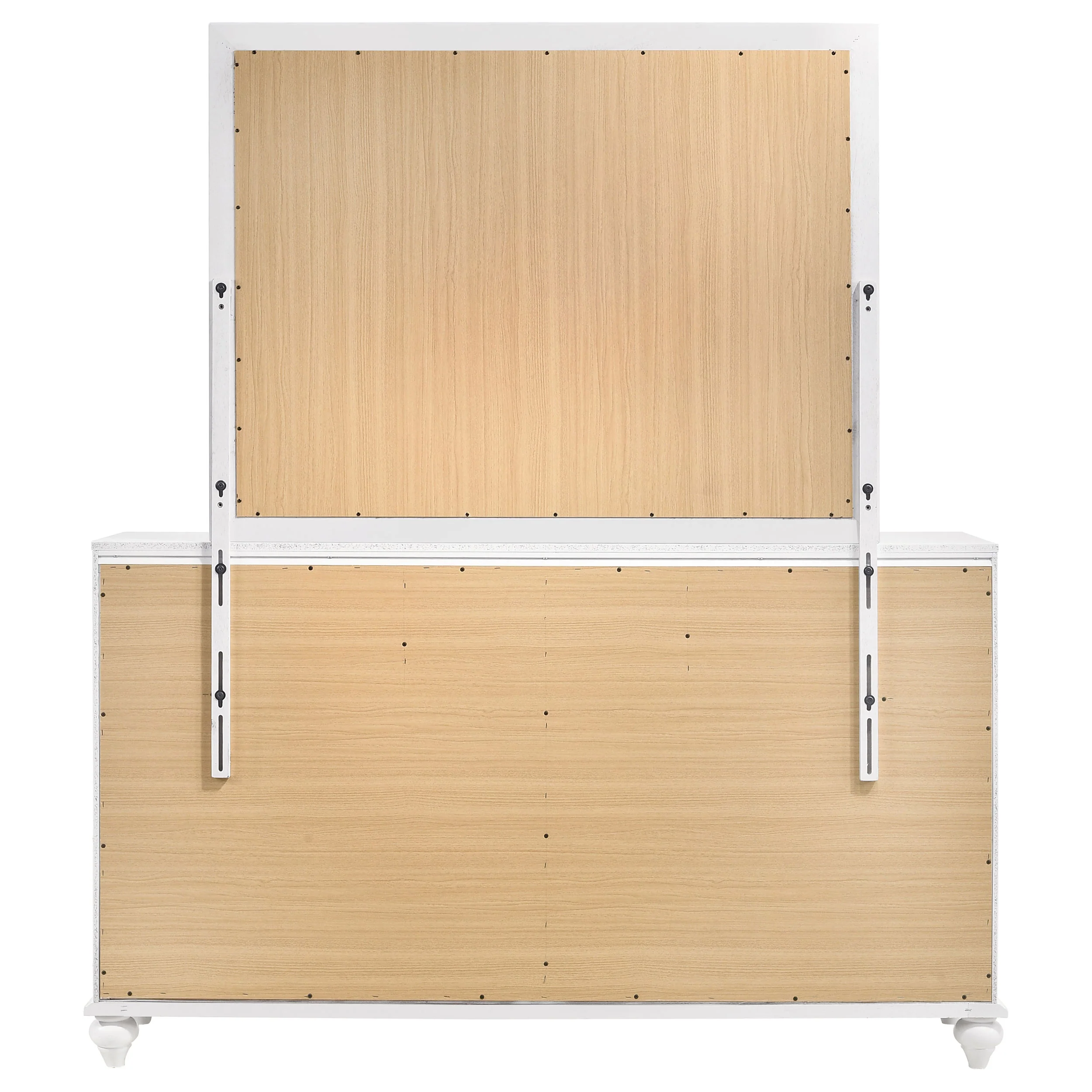 Barzini 7-Drawer Dresser with Mirror, White - Image 10