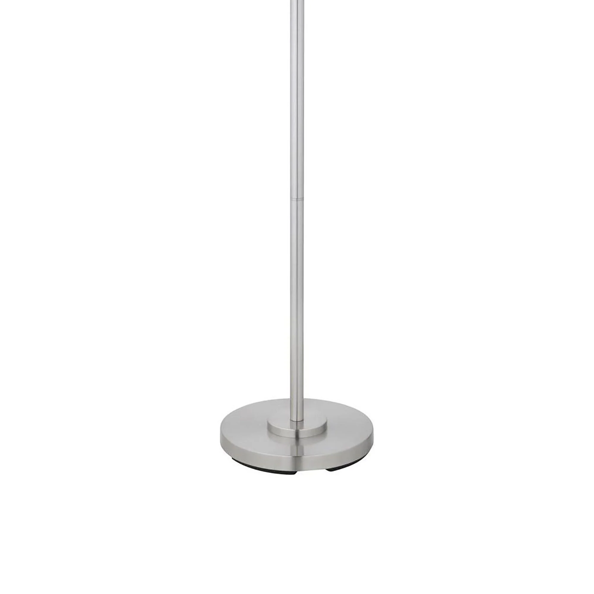 Base Floor Lamp With Crystal Shade - Silver - Image 3
