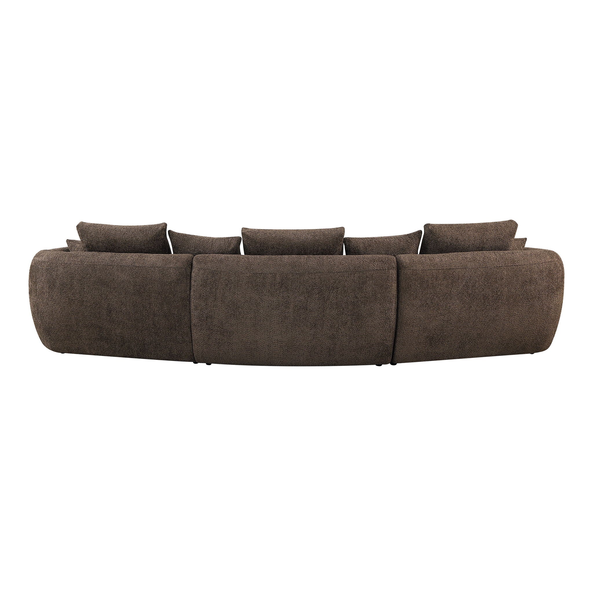 Bash - Anthology Boucle Sofa With Pillows - Brown - Image 8