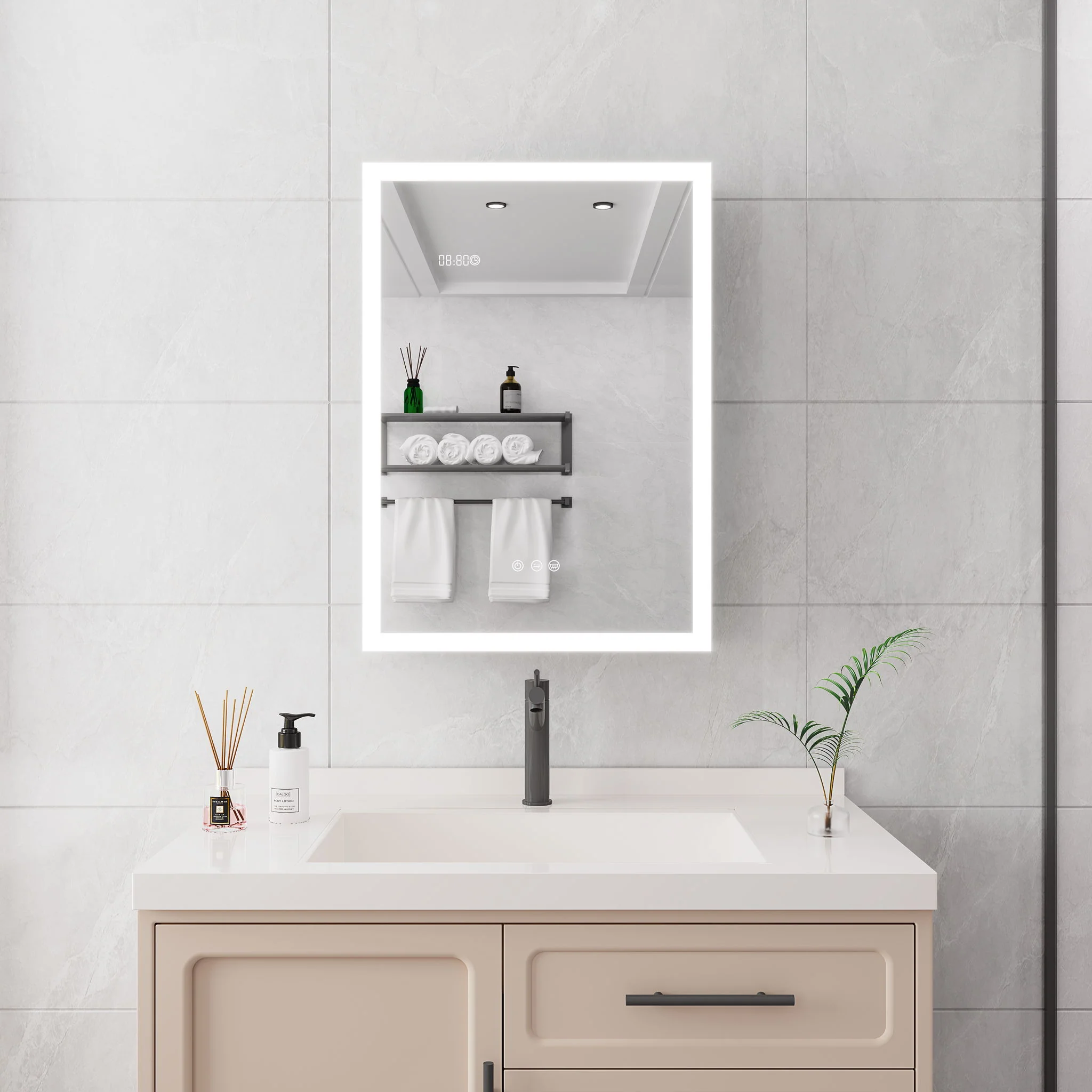 Bathroom Medicine Cabinet With Lights, LED Medicine Cabinet With Mirror, Lighted Medicine Cabinet With Defogger - Image 18