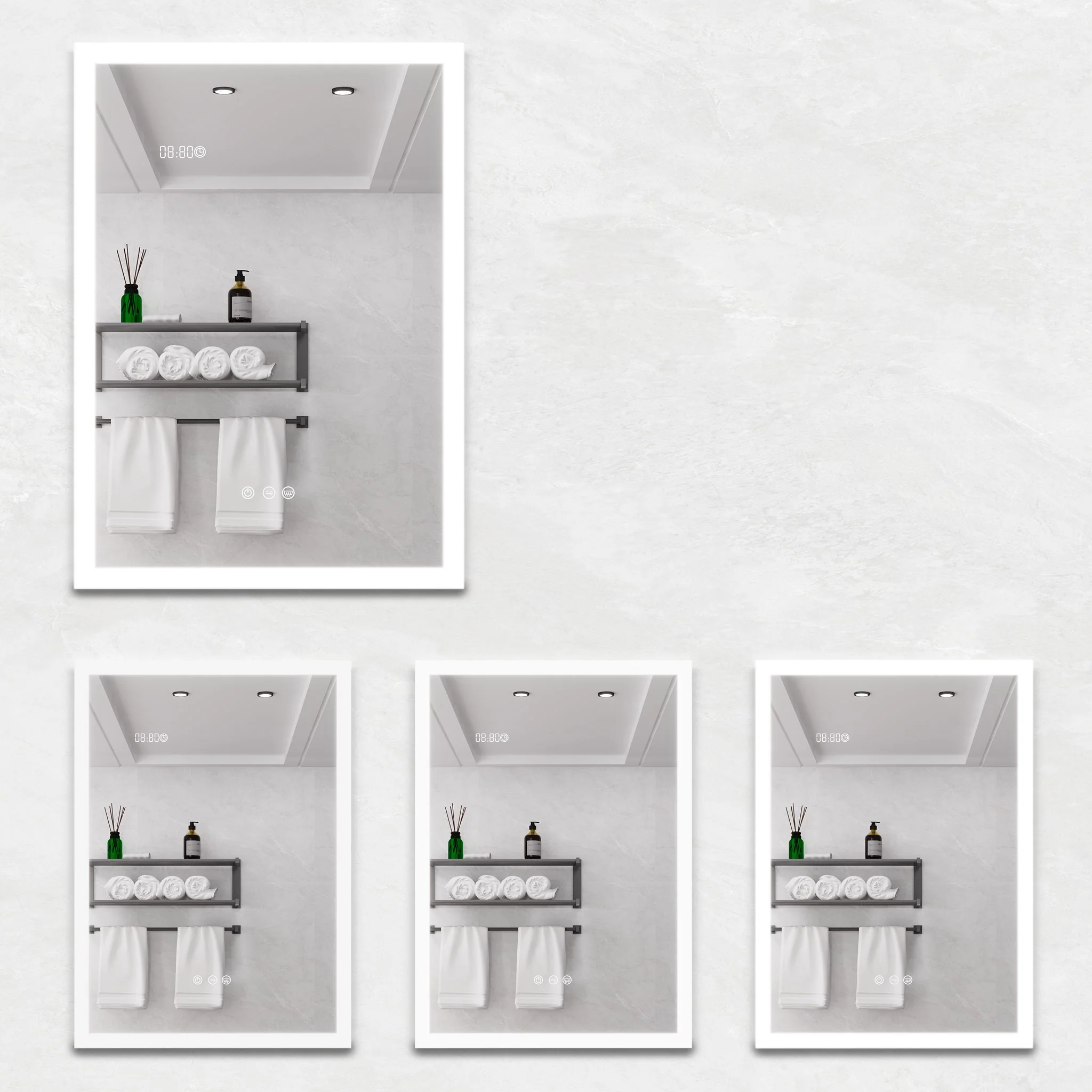 Bathroom Medicine Cabinet With Lights, LED Medicine Cabinet With Mirror, Lighted Medicine Cabinet With Defogger - Image 19