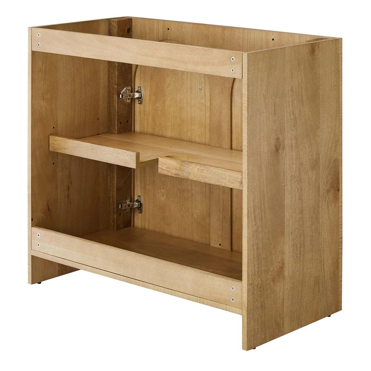 Bathroom Vanity Cabinet – MDF and Mango Wood Veneer, Multiple Sizes Available - Image 28