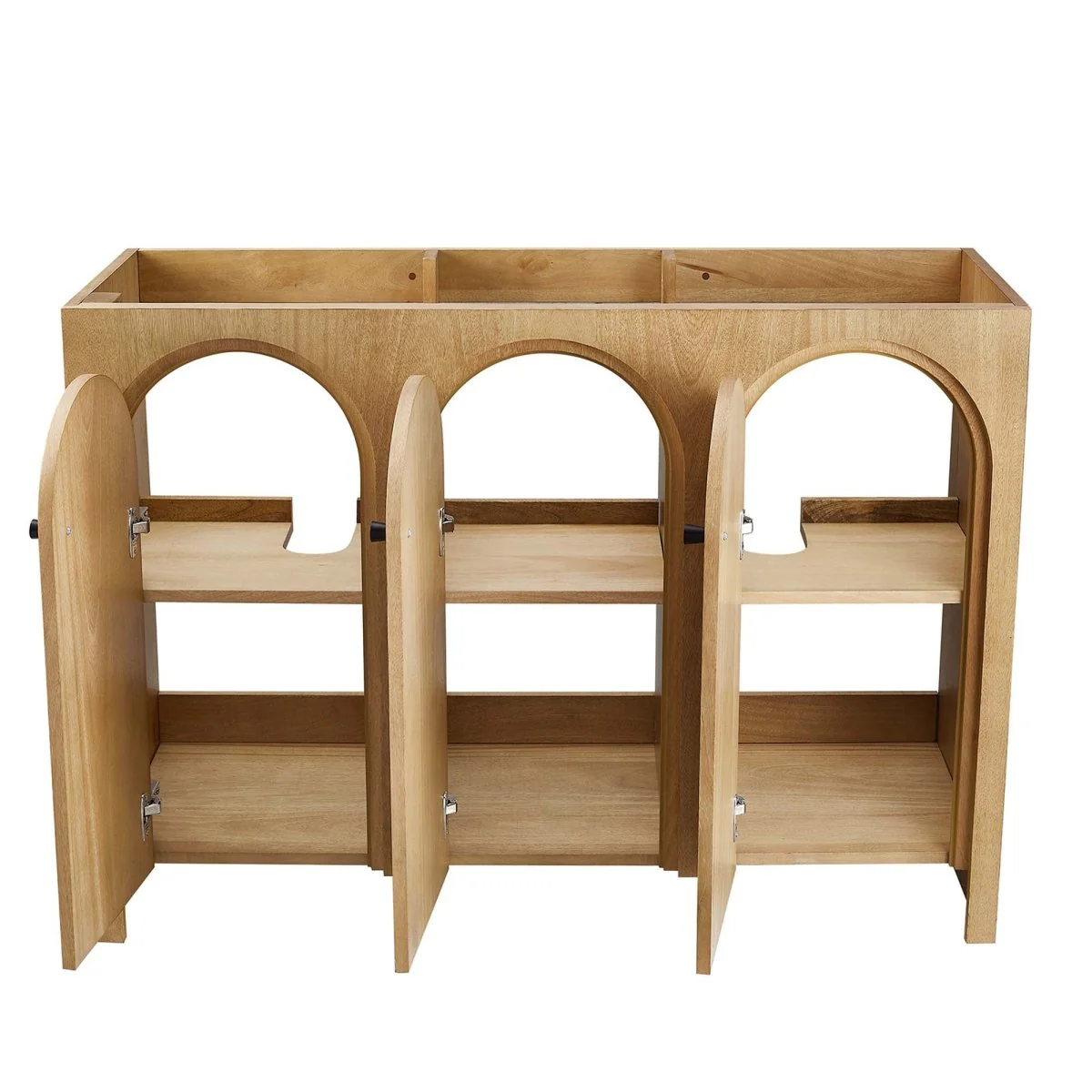 Bathroom Vanity Cabinet – MDF and Mango Wood Veneer, Multiple Sizes Available - Image 63