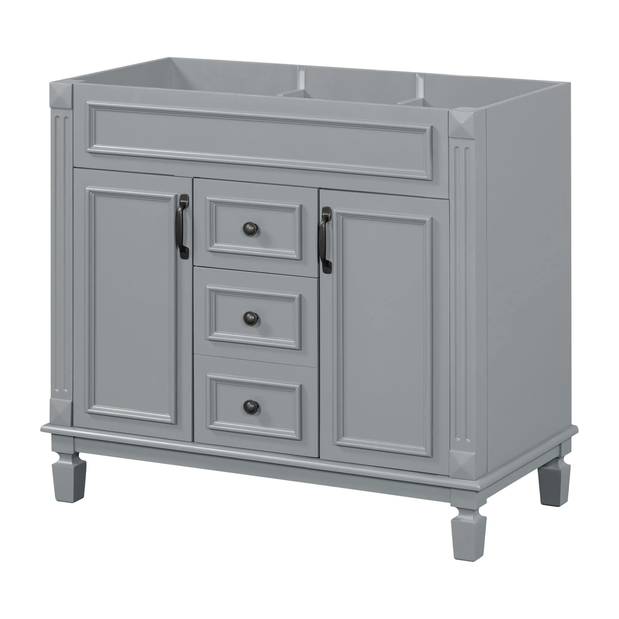 Bathroom Vanity Cabinet With 2 Soft Closing Doors And 2 Drawers - Image 19