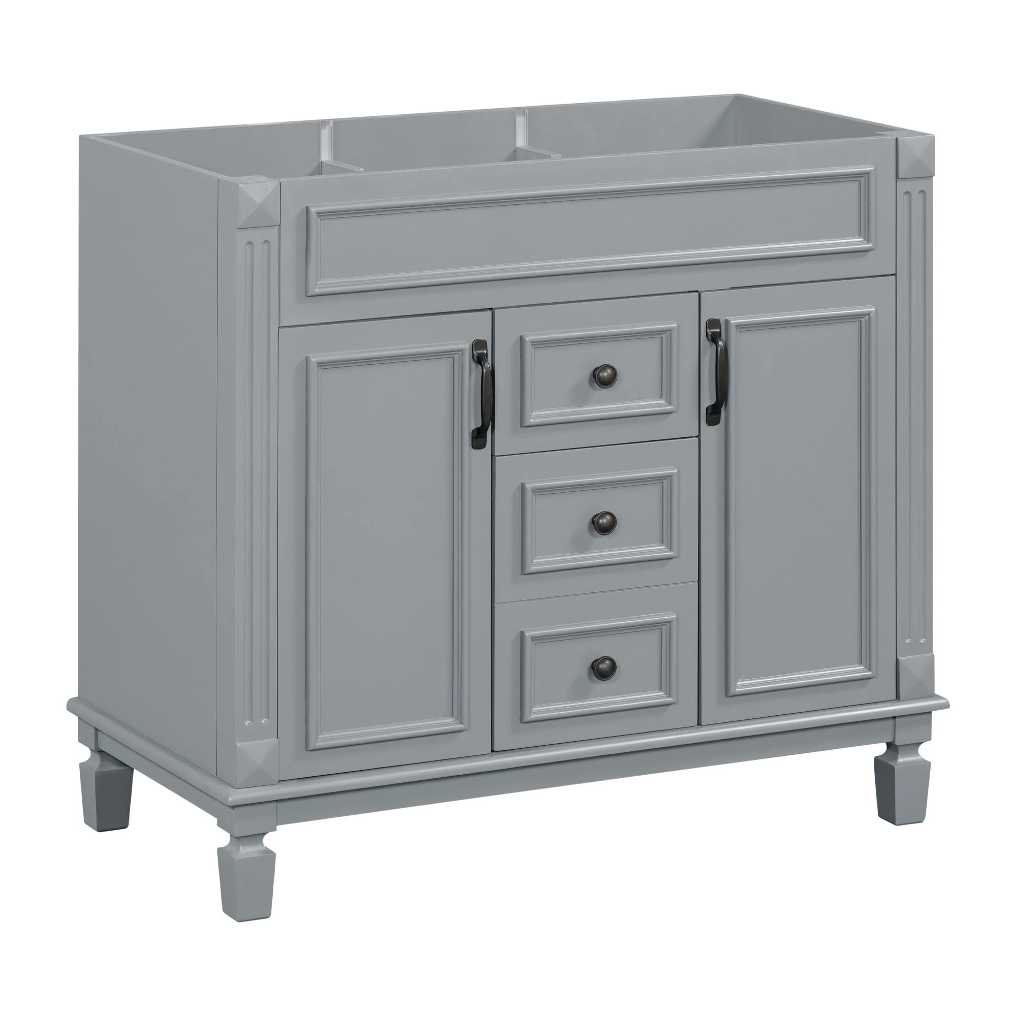 Bathroom Vanity Cabinet With 2 Soft Closing Doors And 2 Drawers - Image 7